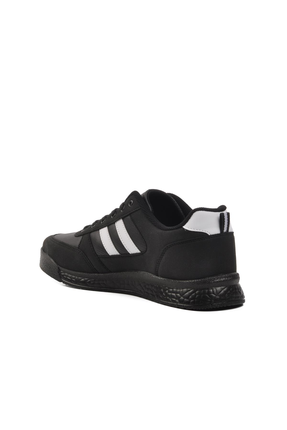 2024-25K Siyah-Beyaz Erkek Spor Ayakkabı - Görsel 5