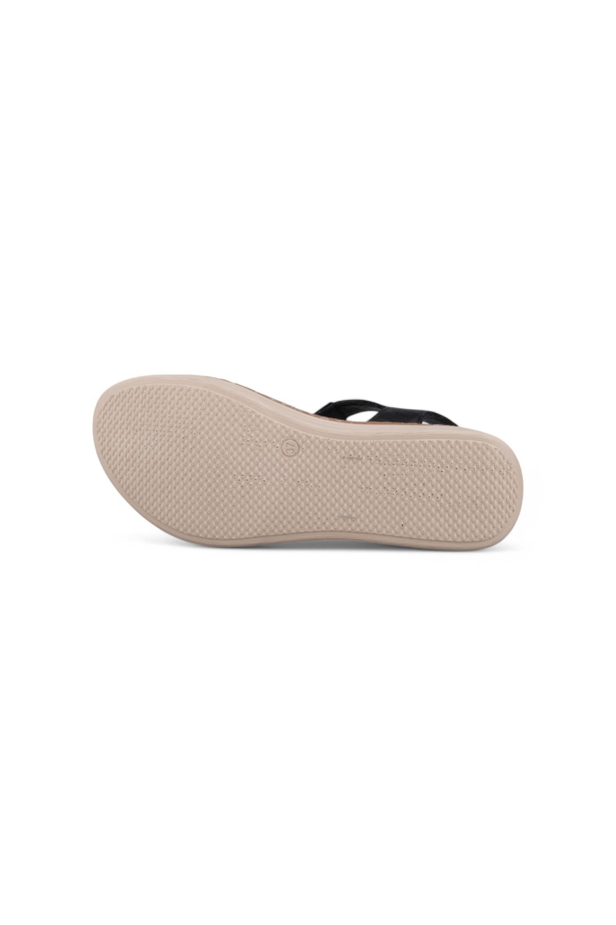 Kadın SIYAH Günlük Sandalet - Siyah, Deri - Görsel 3