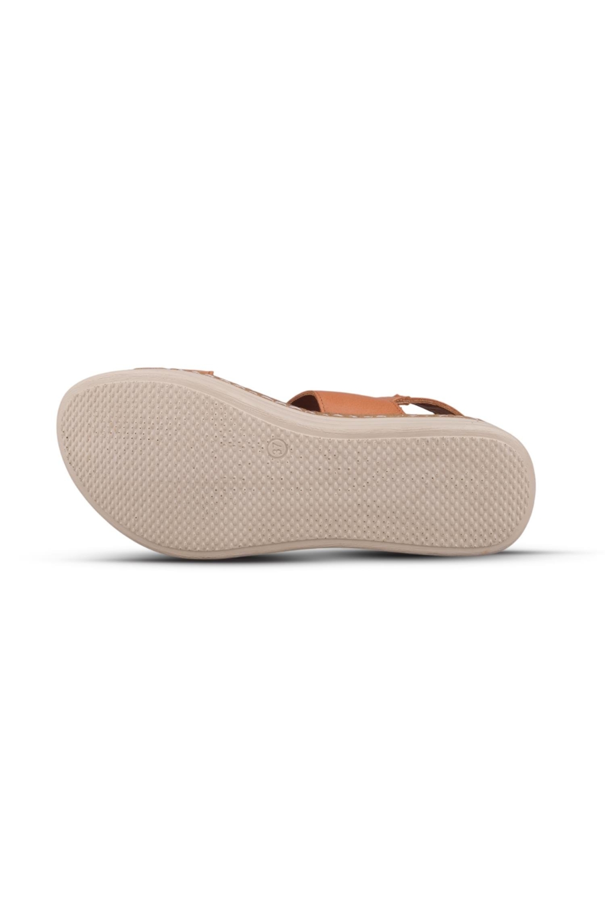 Kadın Günlük Sandalet - Taba, Deri - Görsel 3