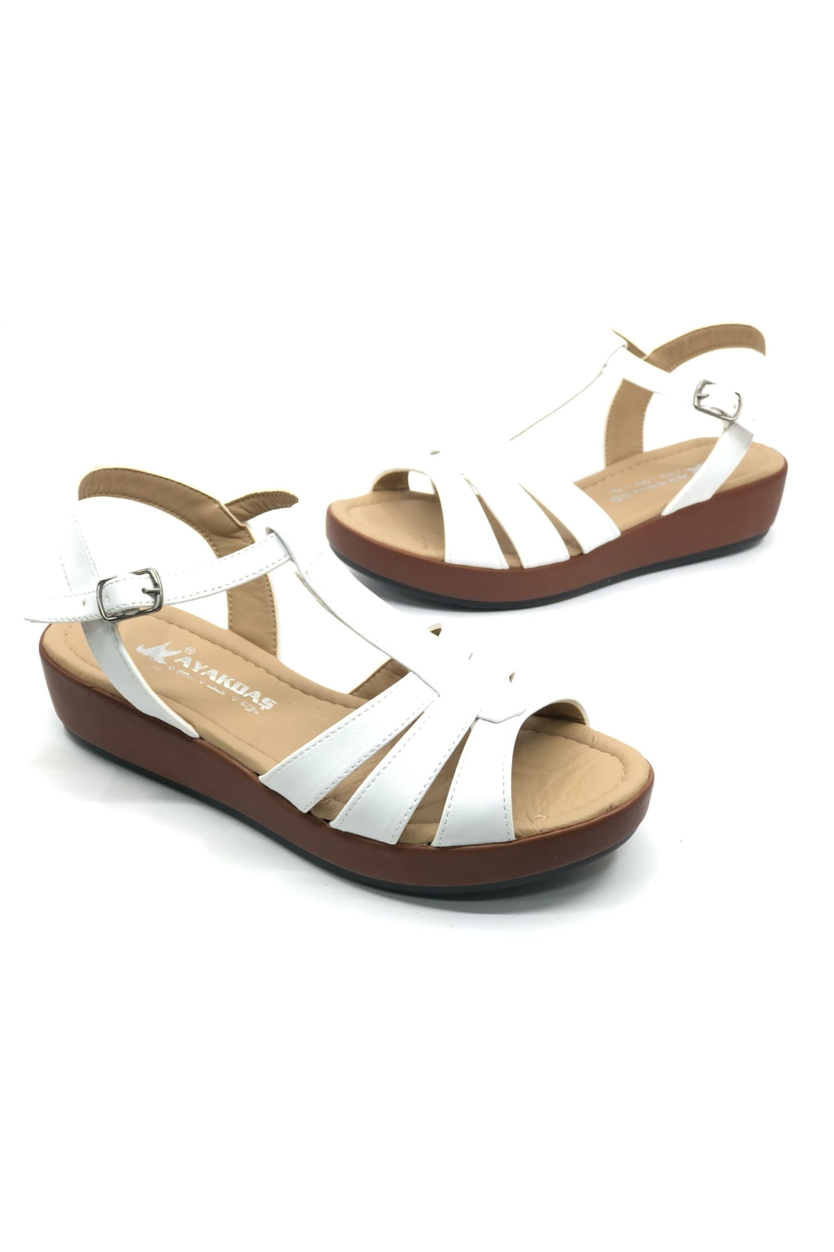 1040 Kadın Düz Taban Sandalet - Görsel 3