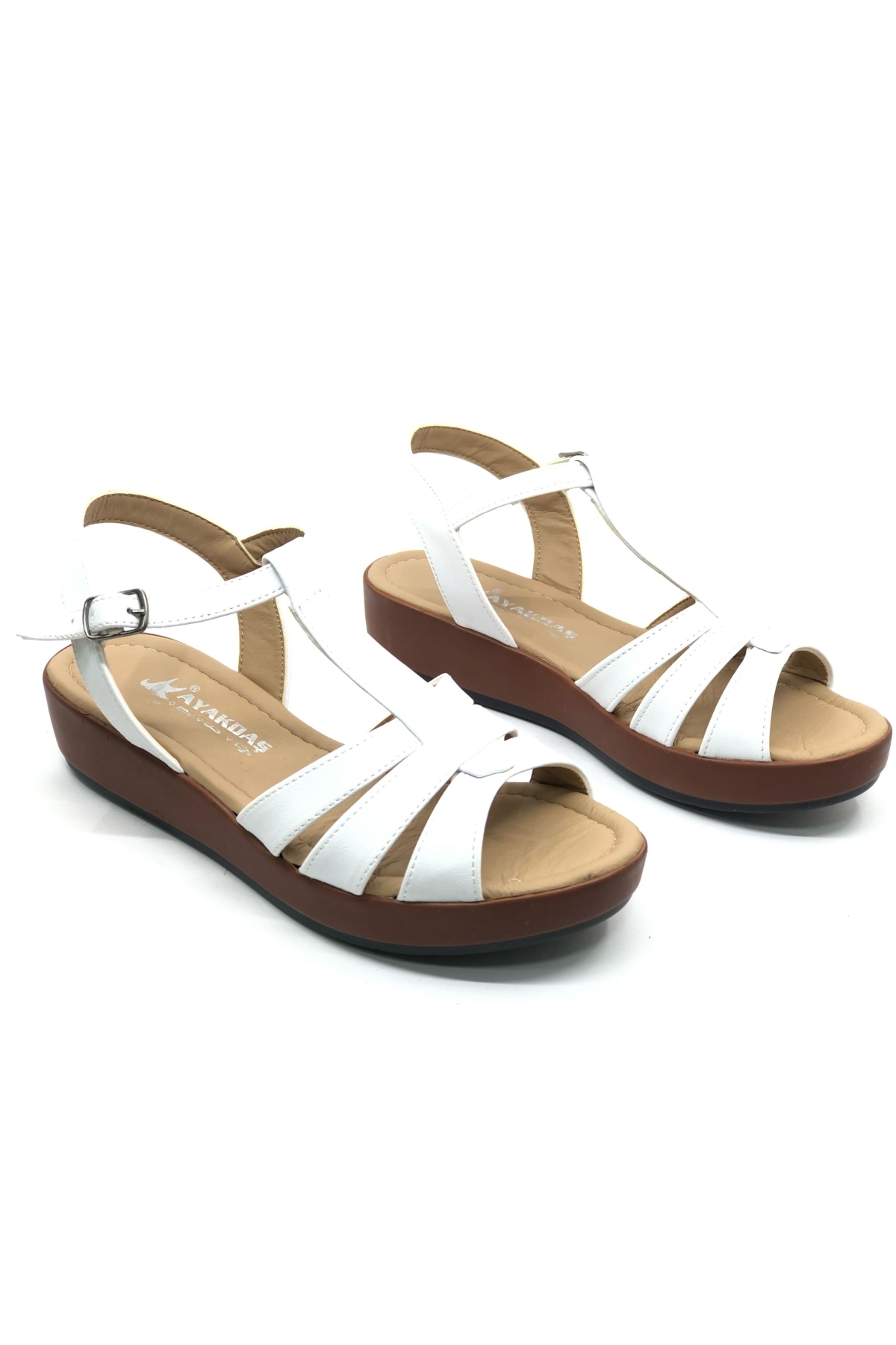1040 Kadın Düz Taban Sandalet - Görsel 4