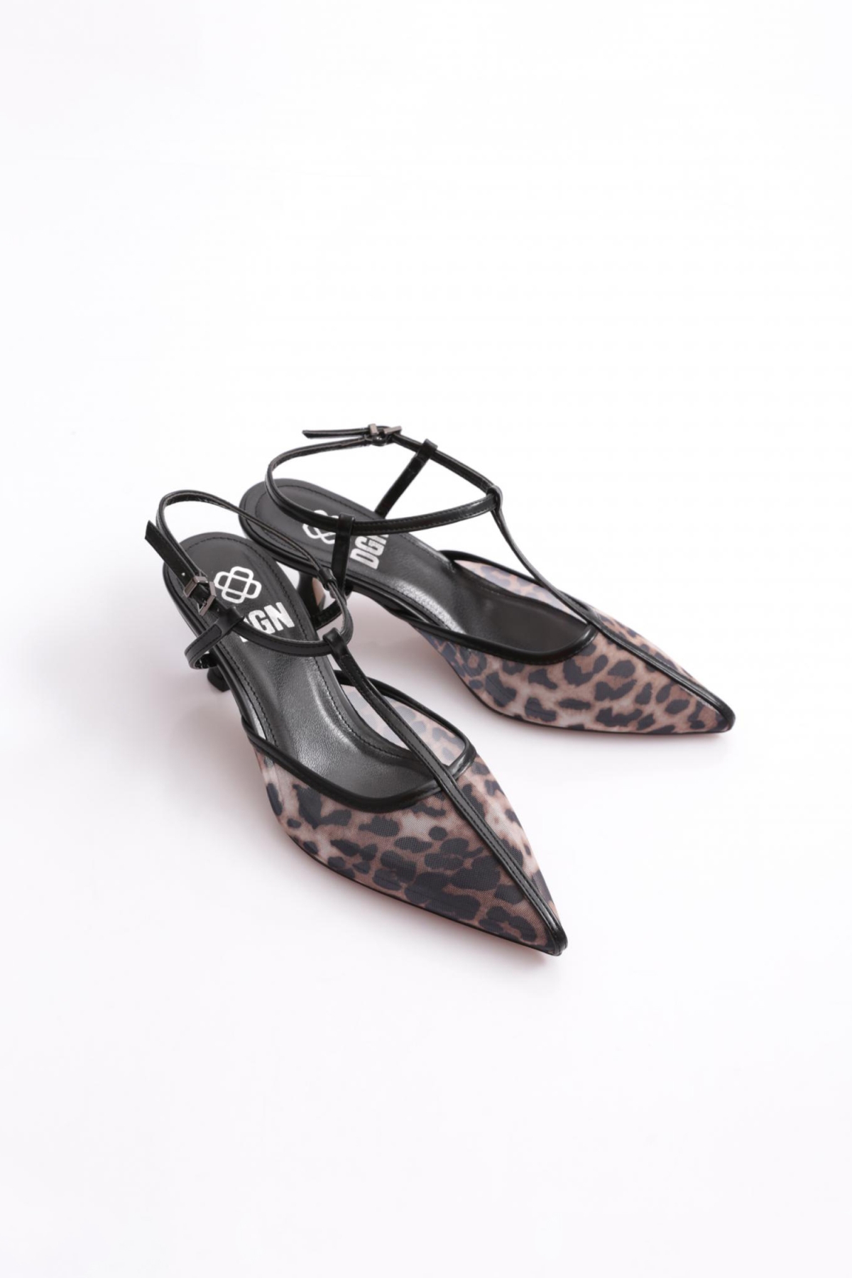 5855 Kadin Sivri Burun Topuklu Ayakkabi - Görsel 3