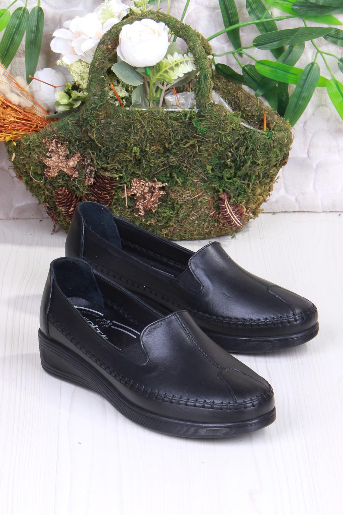 429120 Anatomik Rahat Esnek Hakiki Deri Kadın Ayakkabı - Görsel 4