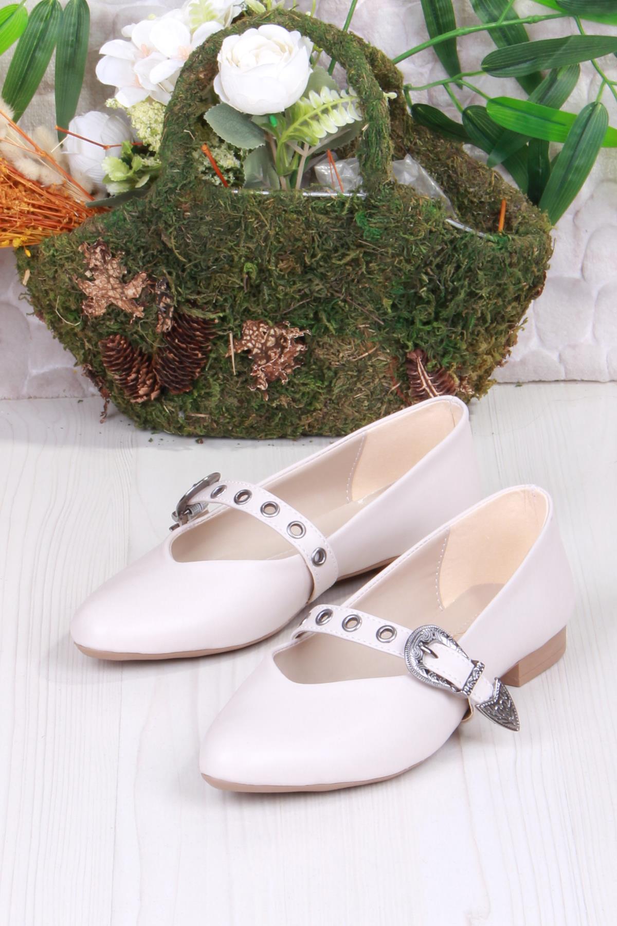 01-620 Soft Toka Detaylı Rahat Kadın Babet - Görsel 5