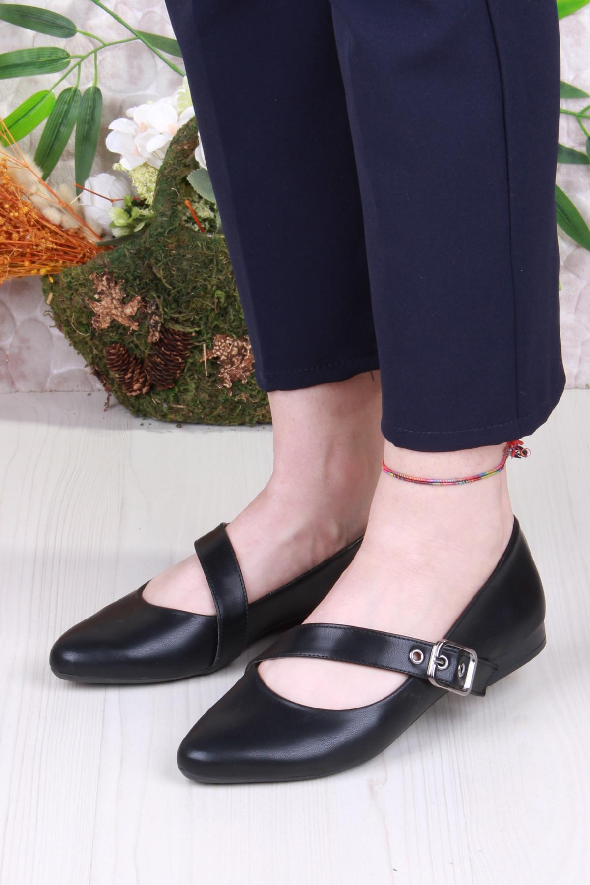 01-622 Soft Toka Detaylı Rahat Kadın Babet - Görsel 3