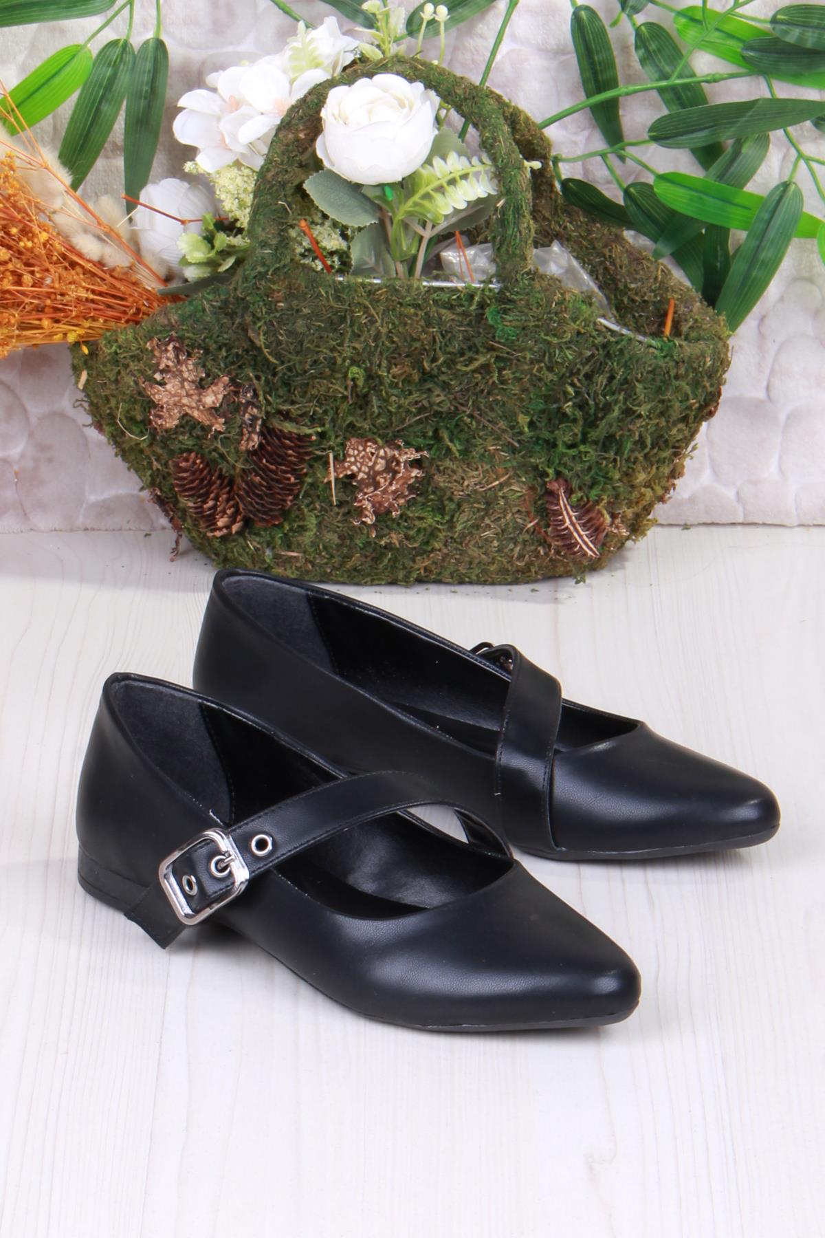 01-622 Soft Toka Detaylı Rahat Kadın Babet - Görsel 4