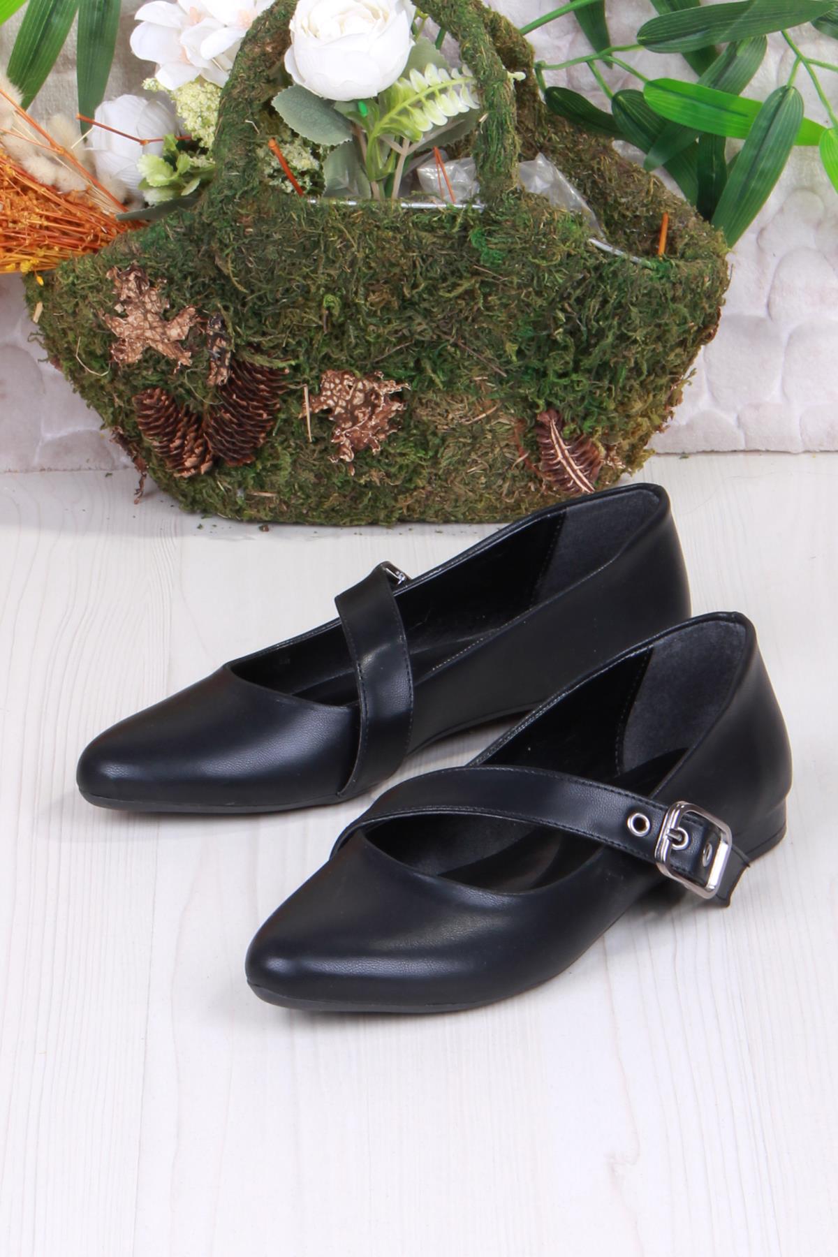 01-622 Soft Toka Detaylı Rahat Kadın Babet - Görsel 5