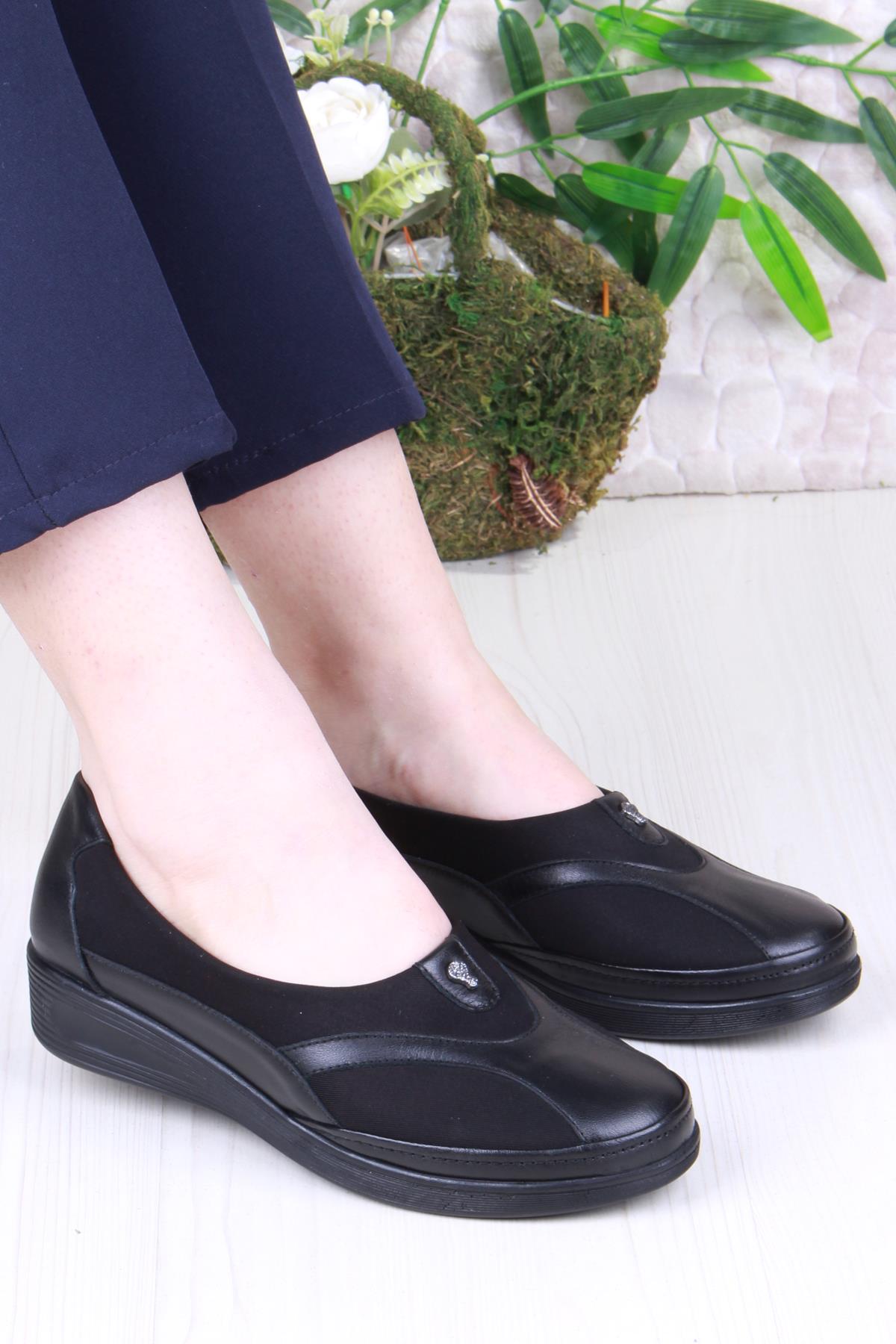 427507 Anatomik Rahat Kemik Çıkıntısına Özel Hakiki Deri Kadın Ayakkabı - Görsel 2