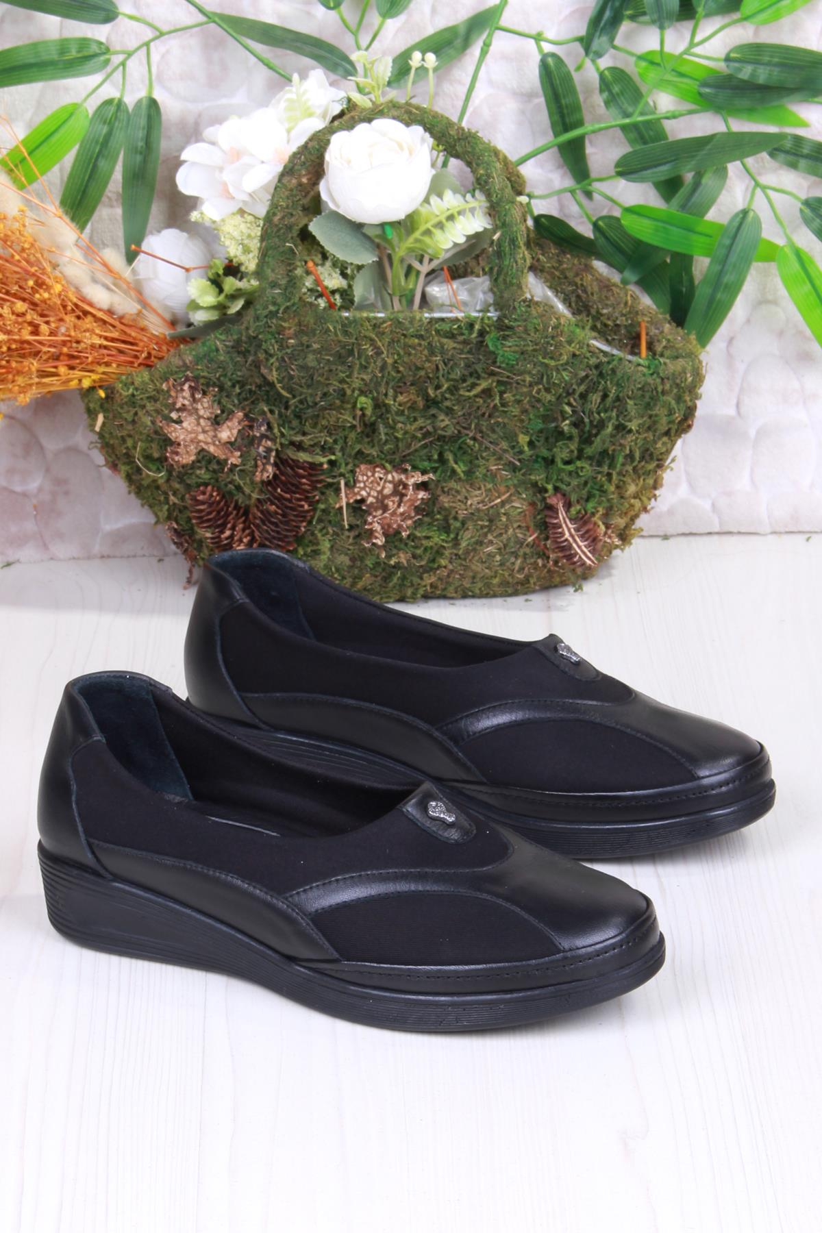 427507 Anatomik Rahat Kemik Çıkıntısına Özel Hakiki Deri Kadın Ayakkabı - Görsel 4