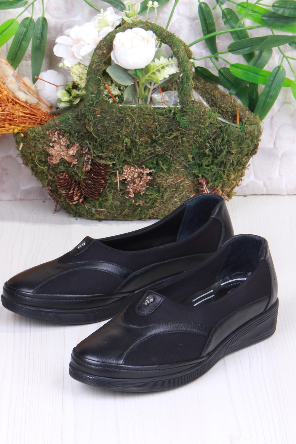 427507 Anatomik Rahat Kemik Çıkıntısına Özel Hakiki Deri Kadın Ayakkabı - Görsel 5