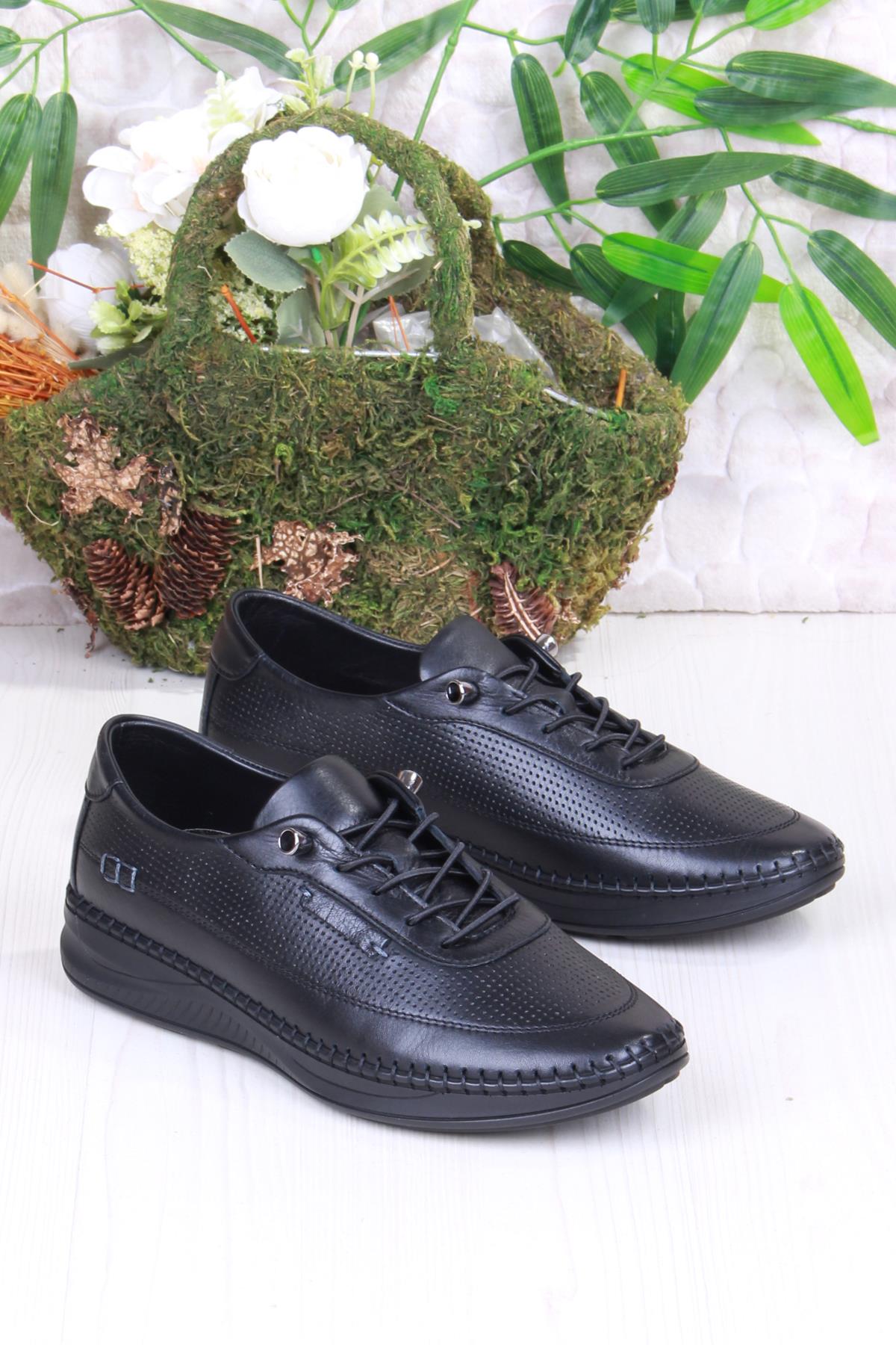 429550 Anatomik Rahat Esnek Hakiki Deri Kadın Ayakkabı - Görsel 4