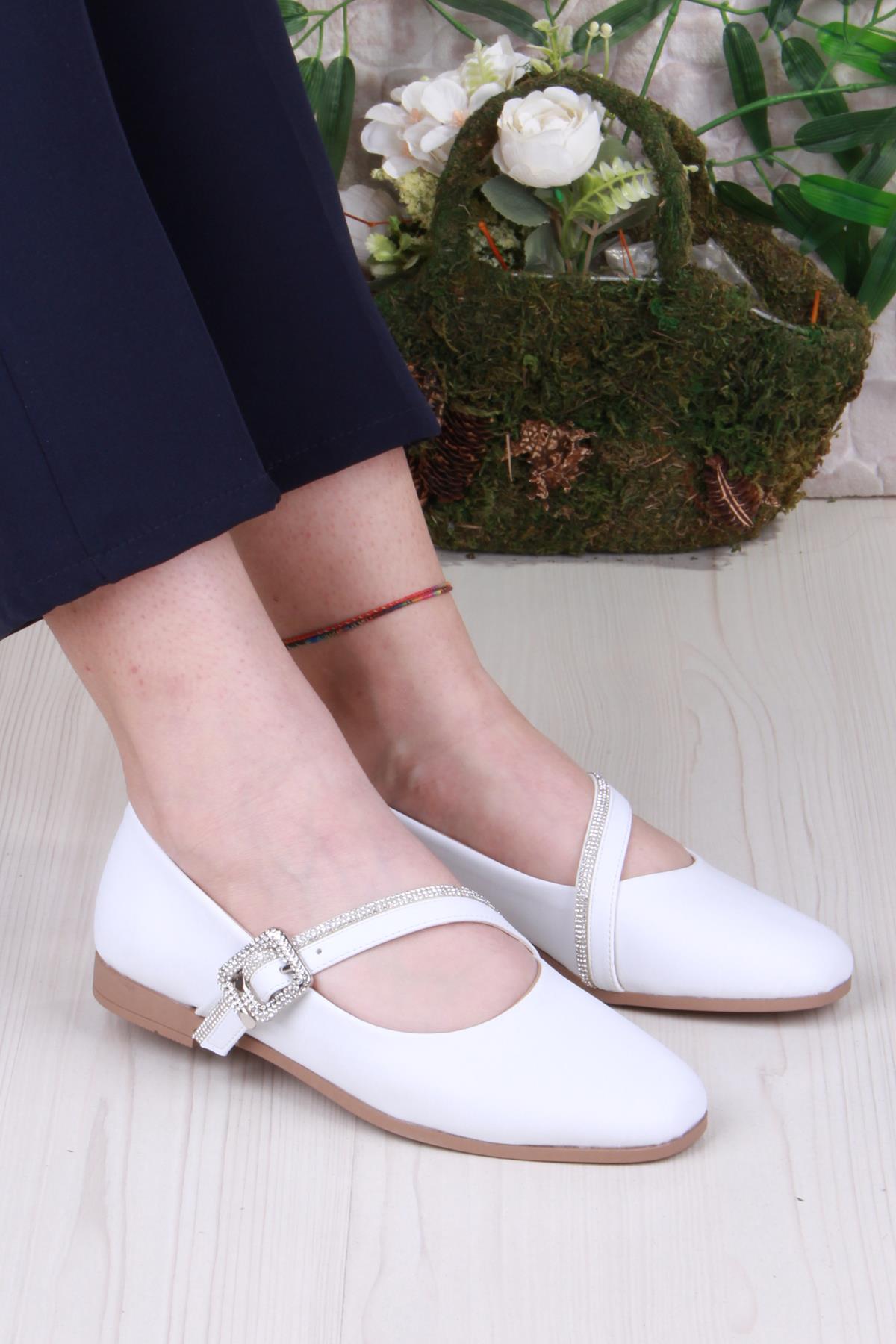 01-624 Soft Toka Detaylı Rahat Kadın Babet - Görsel 2