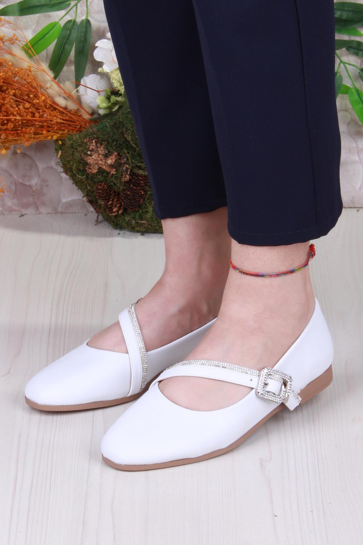 01-624 Soft Toka Detaylı Rahat Kadın Babet - Görsel 3