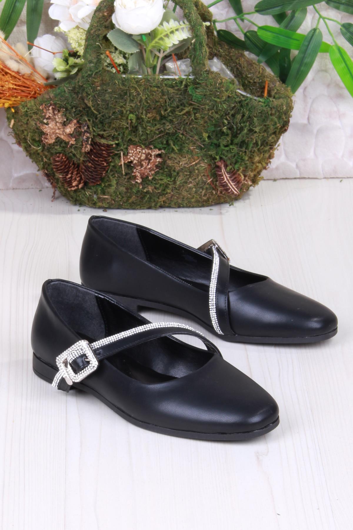 01-624 Soft Toka Detaylı Rahat Kadın Babet - Görsel 4