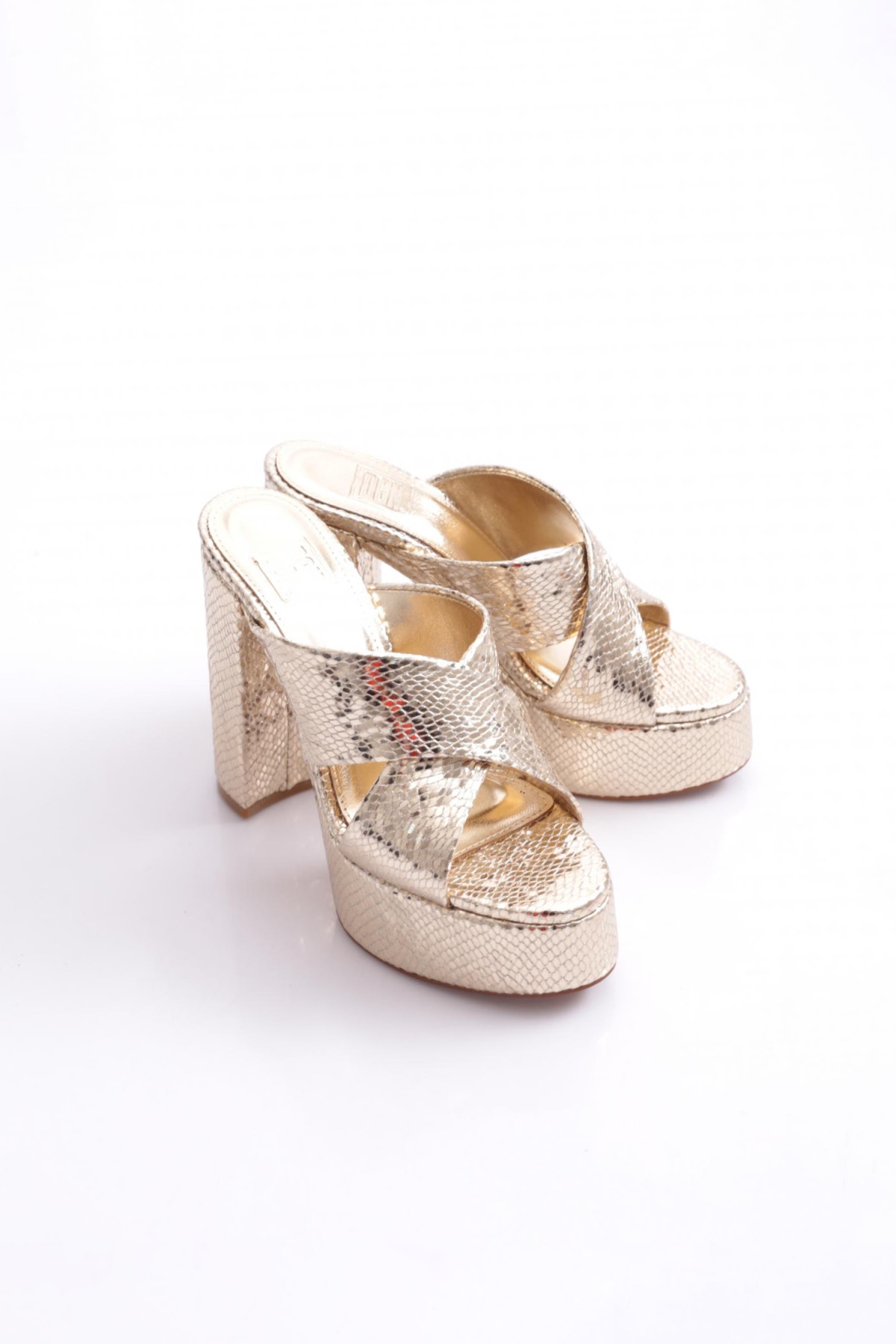 26 Kadin Kalin Taban Çapraz Şerit Terlik - Görsel 3