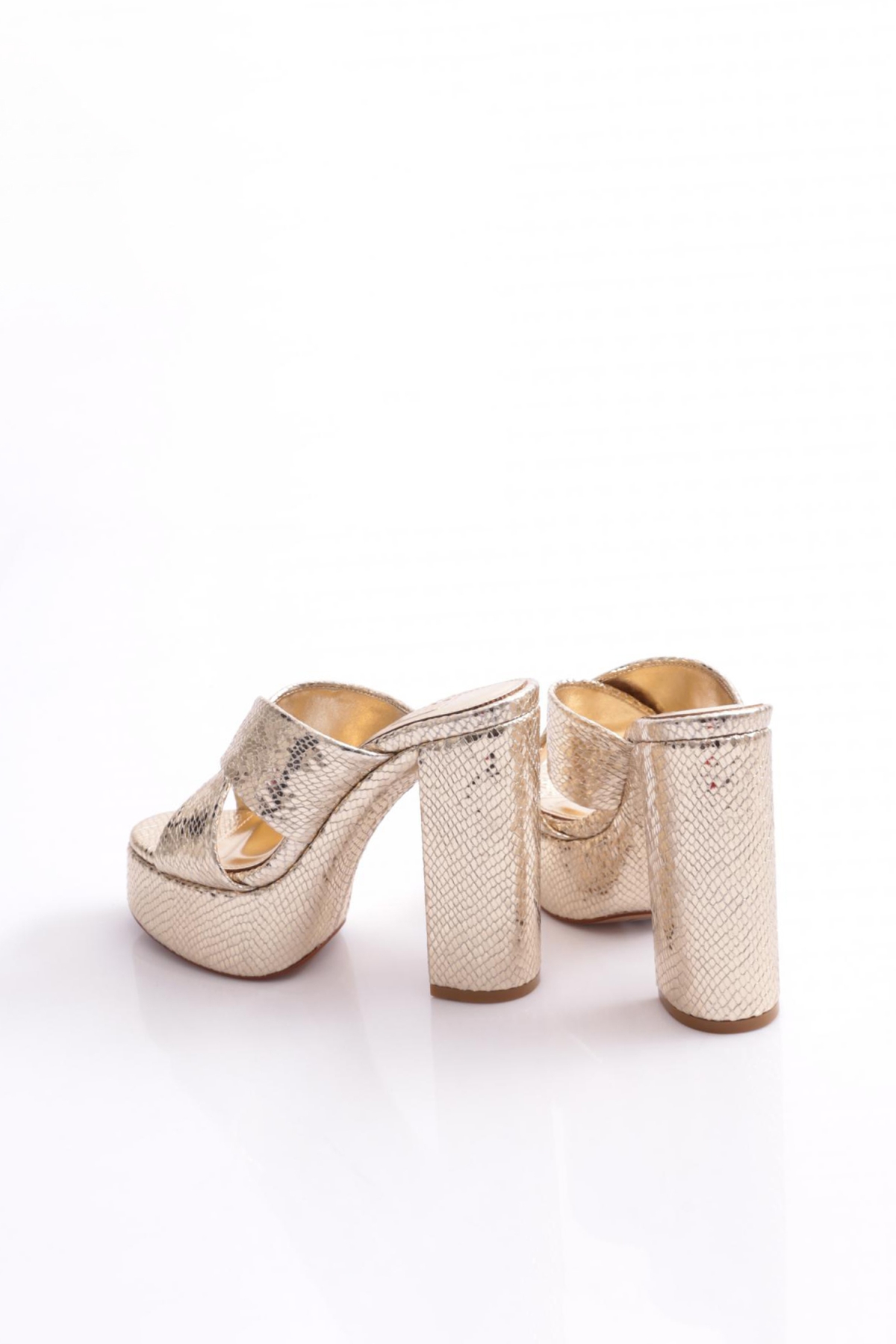 26 Kadin Kalin Taban Çapraz Şerit Terlik - Görsel 4