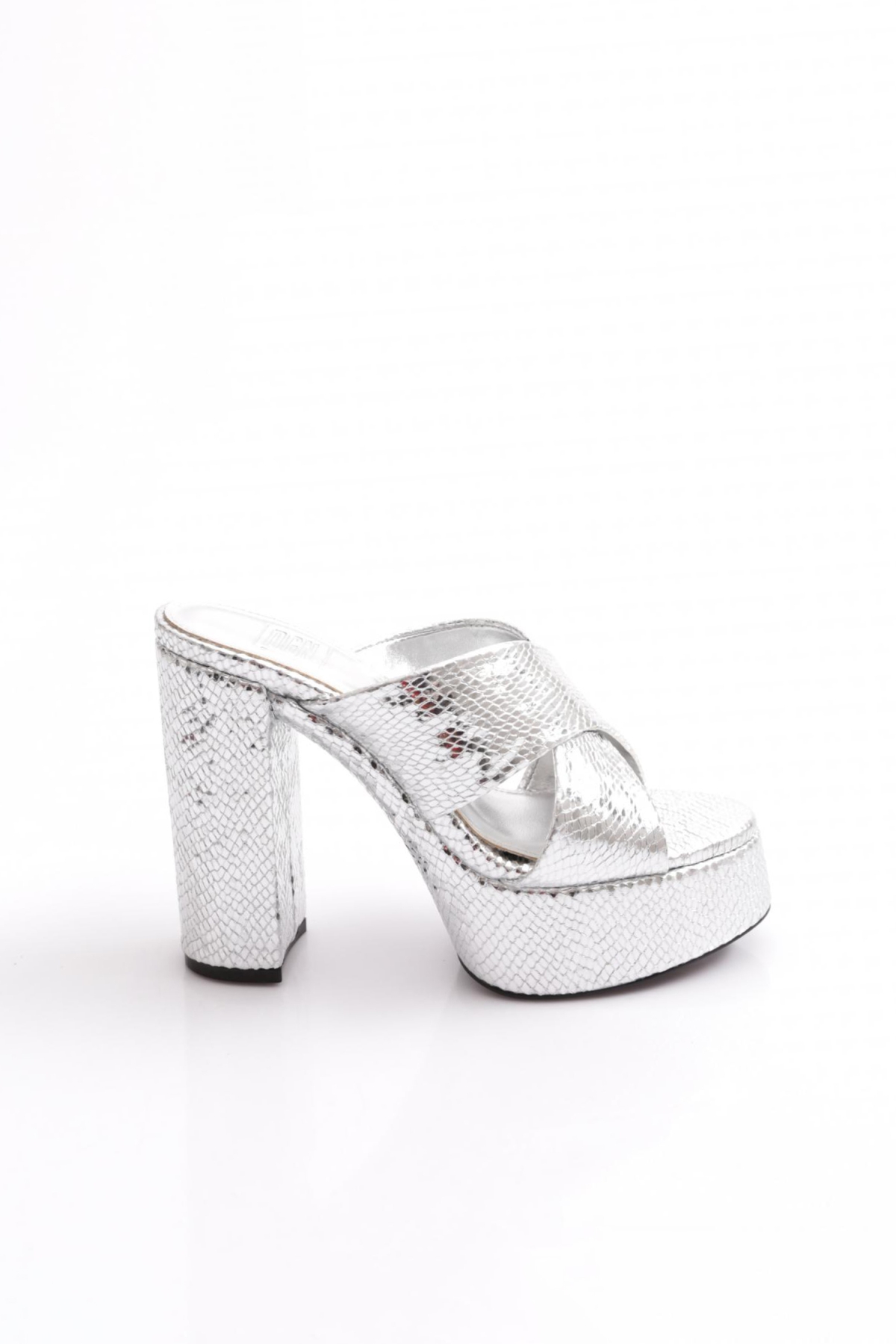 26 Kadin Kalin Taban Çapraz Şerit Terlik - Görsel 2