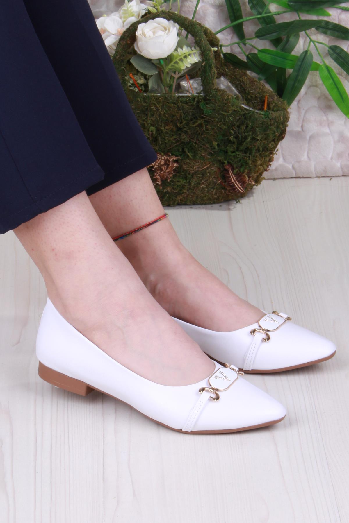 01-627 Soft Toka Detaylı Rahat Kadın Babet - Görsel 2