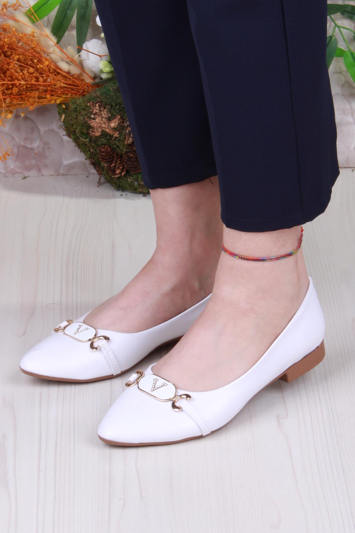 01-627 Soft Toka Detaylı Rahat Kadın Babet - Görsel 3