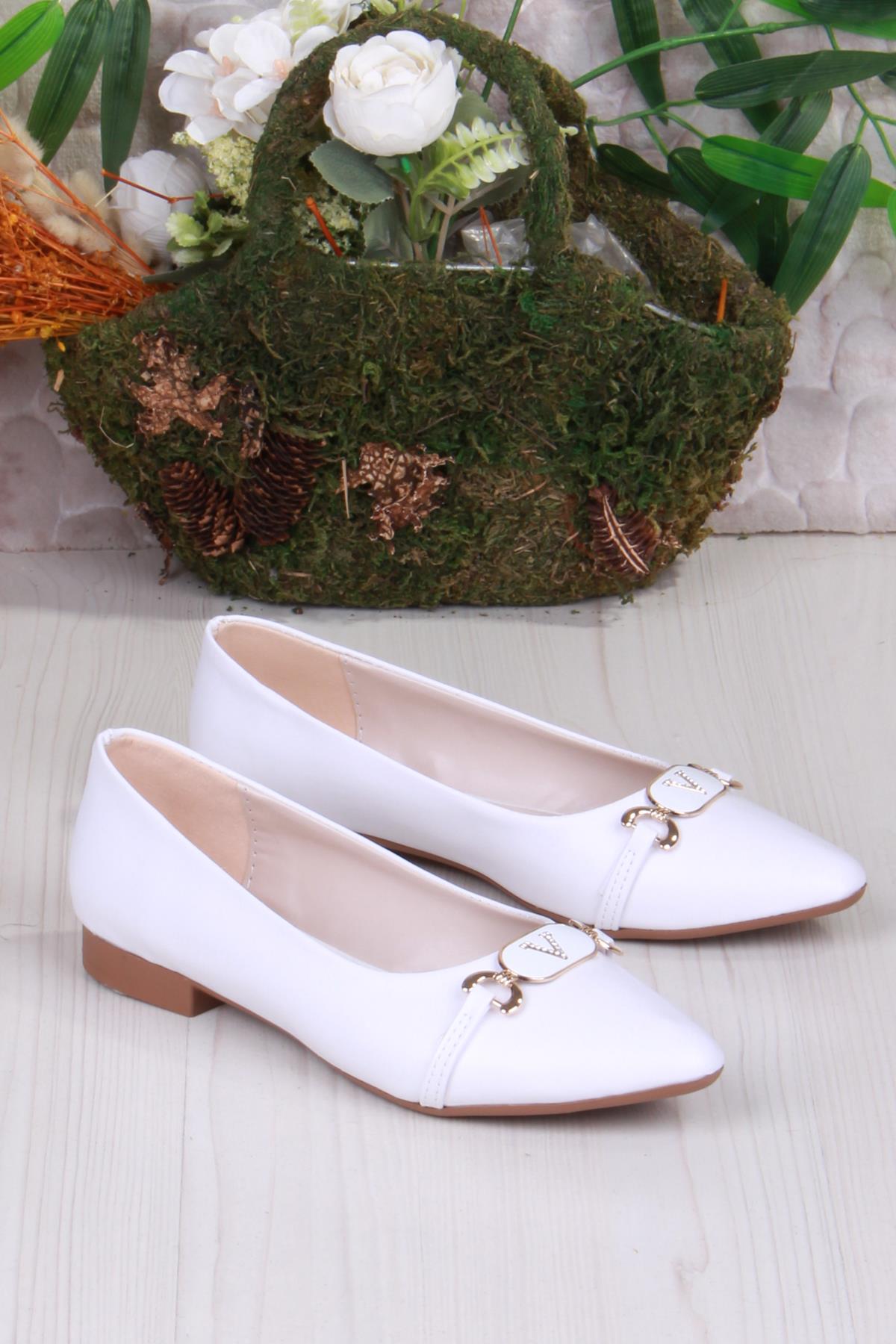 01-627 Soft Toka Detaylı Rahat Kadın Babet - Görsel 4