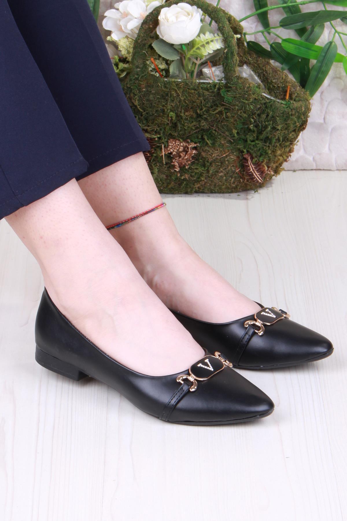 01-627 Soft Toka Detaylı Rahat Kadın Babet - Görsel 2