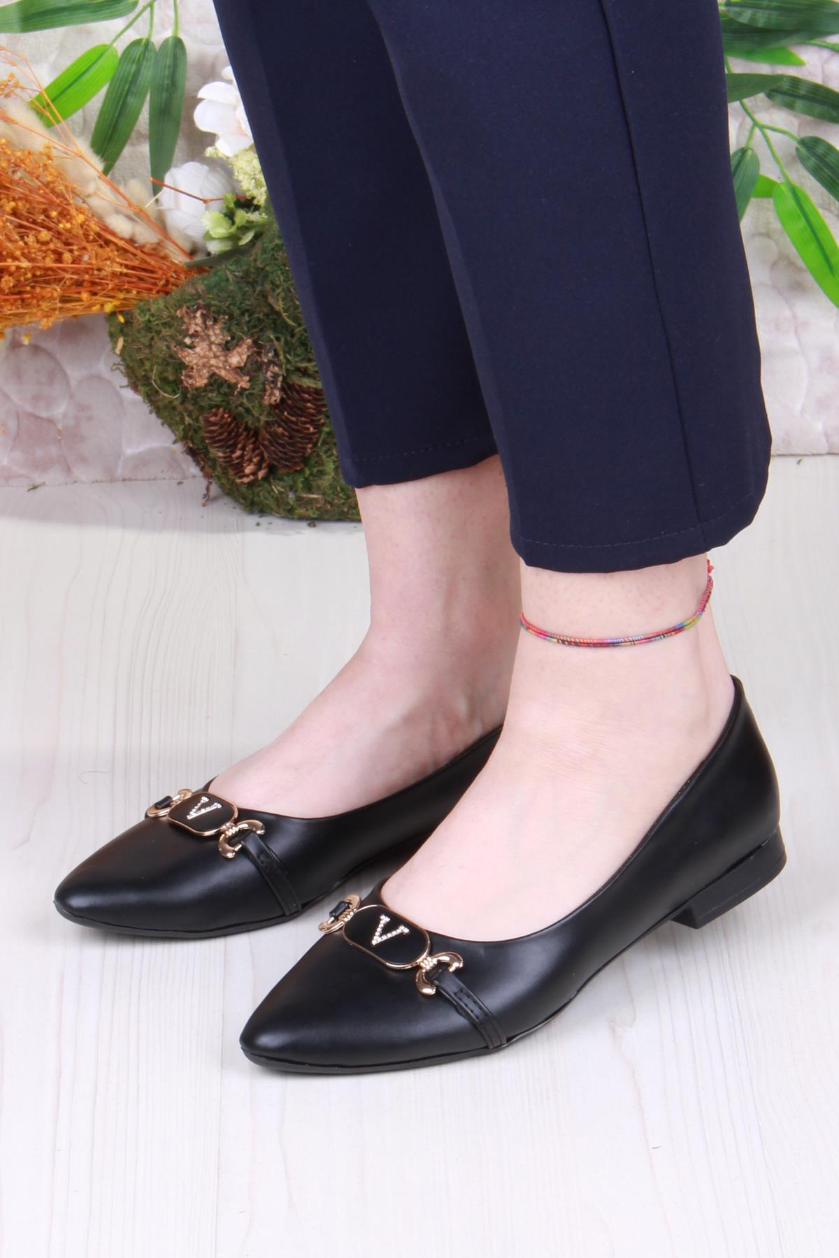 01-627 Soft Toka Detaylı Rahat Kadın Babet - Görsel 3