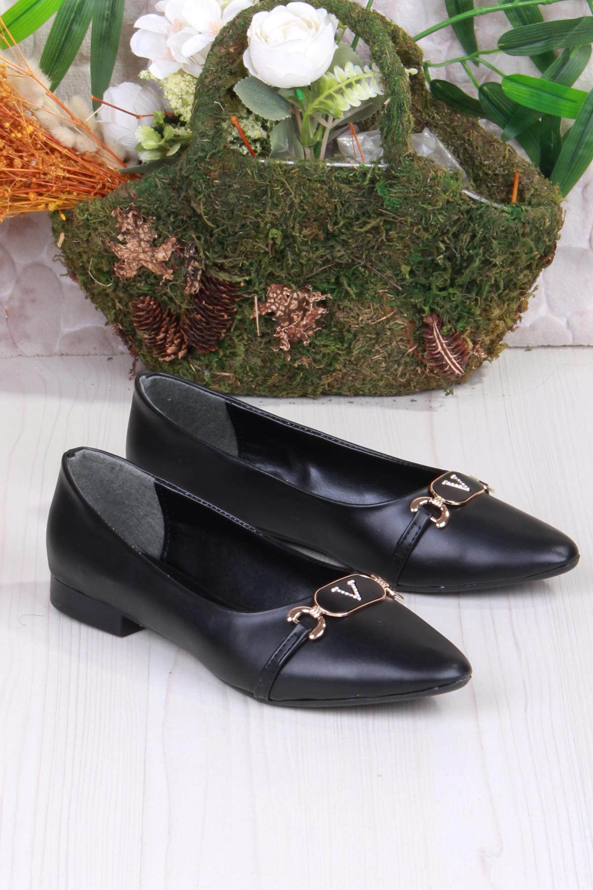 01-627 Soft Toka Detaylı Rahat Kadın Babet - Görsel 4