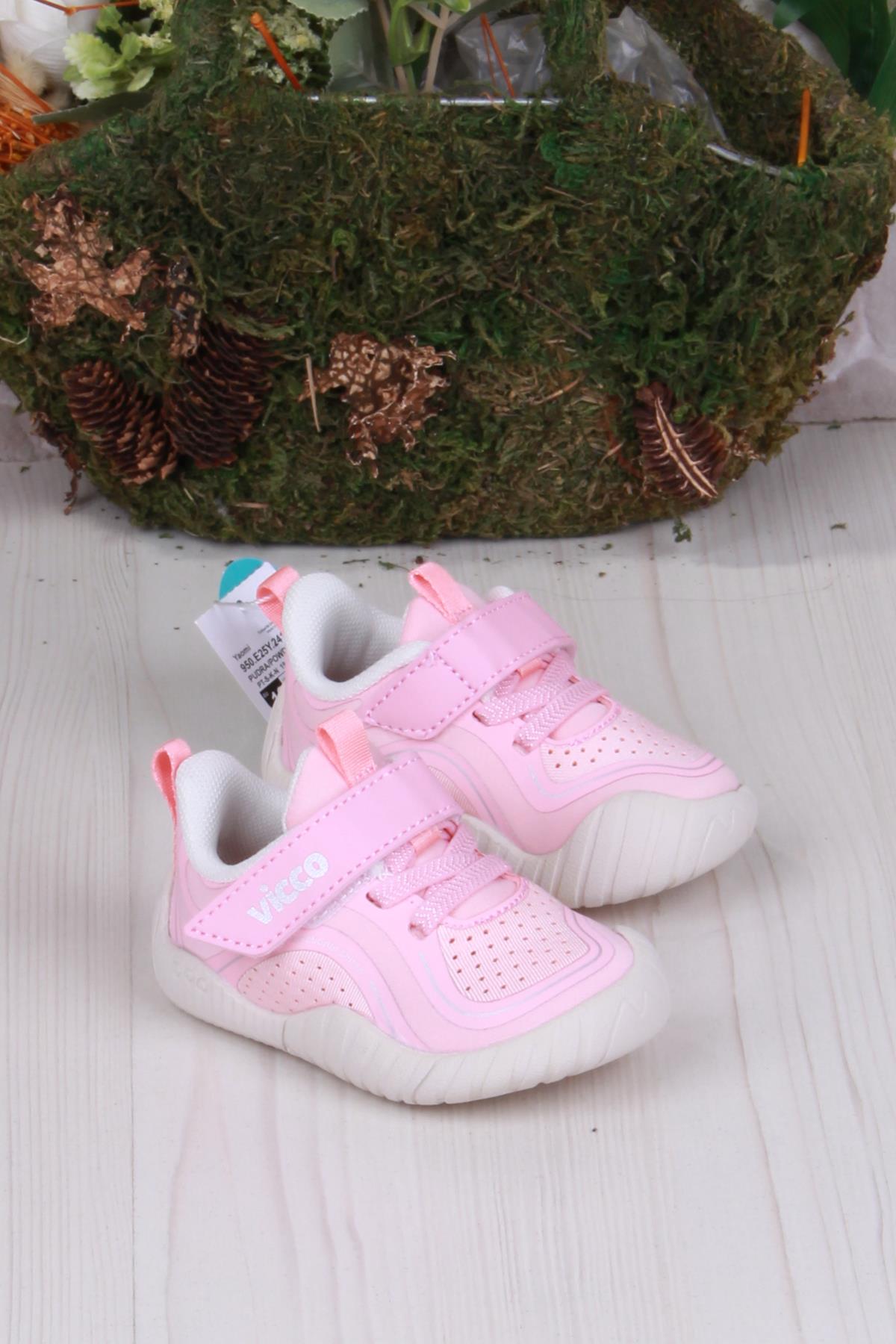 950.E25Y.241 Pudra Yaomi Rahat Yumuşak İlk Adım Ayakkabı - Görsel 2