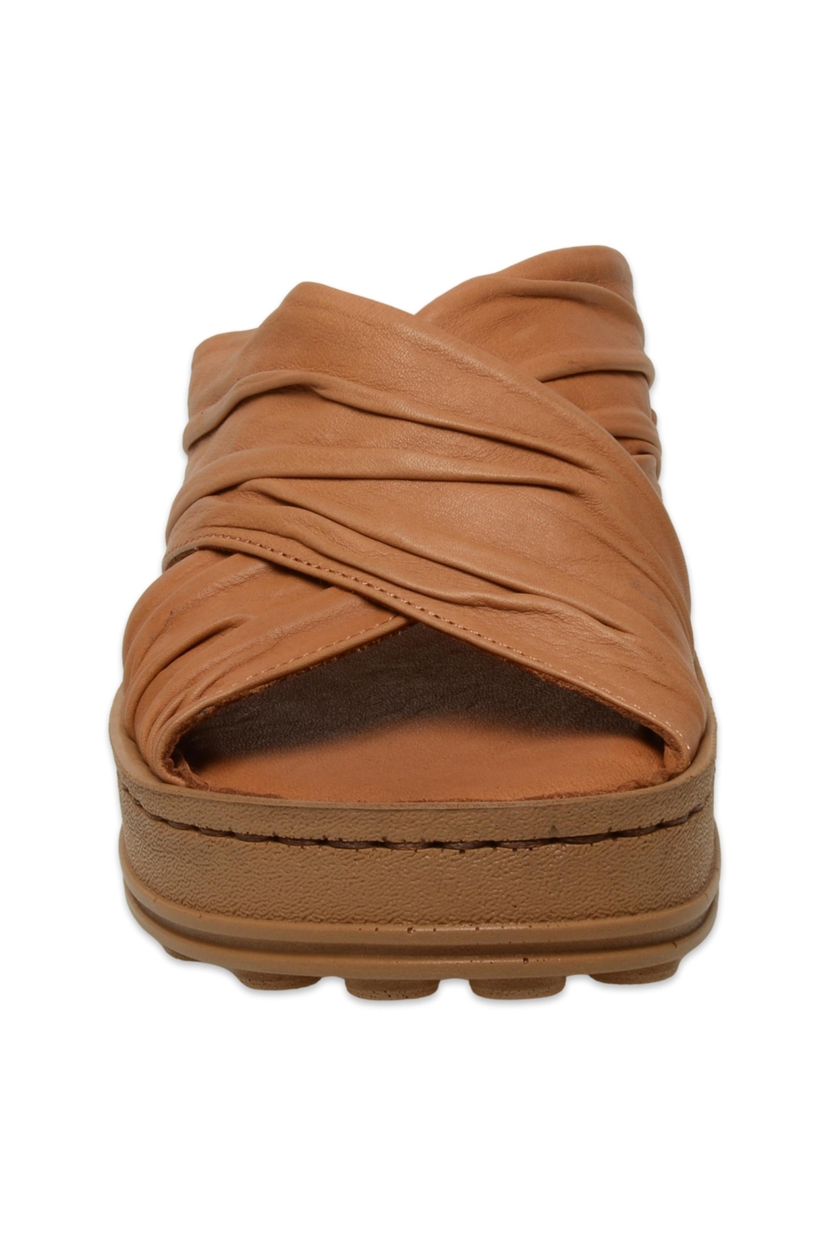 D25Yt-1430 Günlük Taba Kadın Terlik - Görsel 4