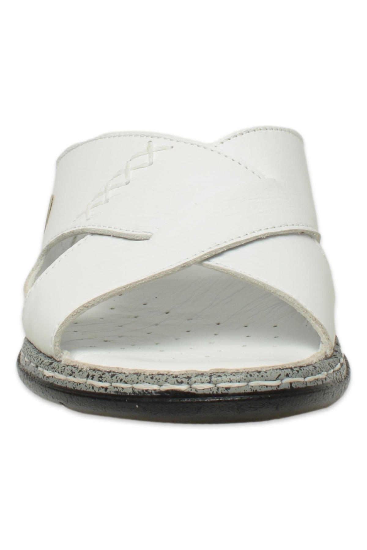 D25Yt-1385Z Günlük Beyaz Kadın Terlik - Görsel 4