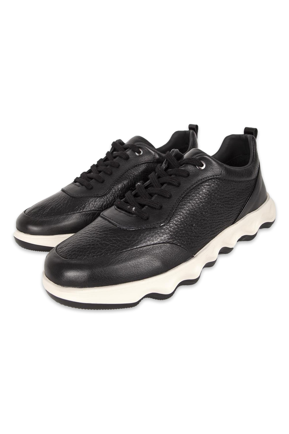 20414 Günlük Sneaker Siyah Erkek Spor Ayakkabı - Görsel 6