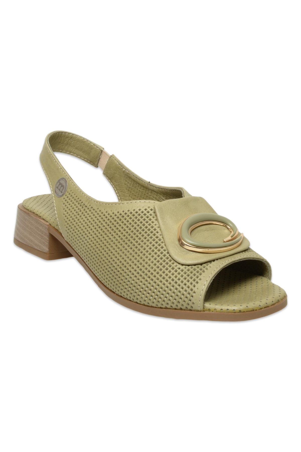 D25Ys-2720Z Günlük Yeşil Kadın Sandalet - Görsel 2