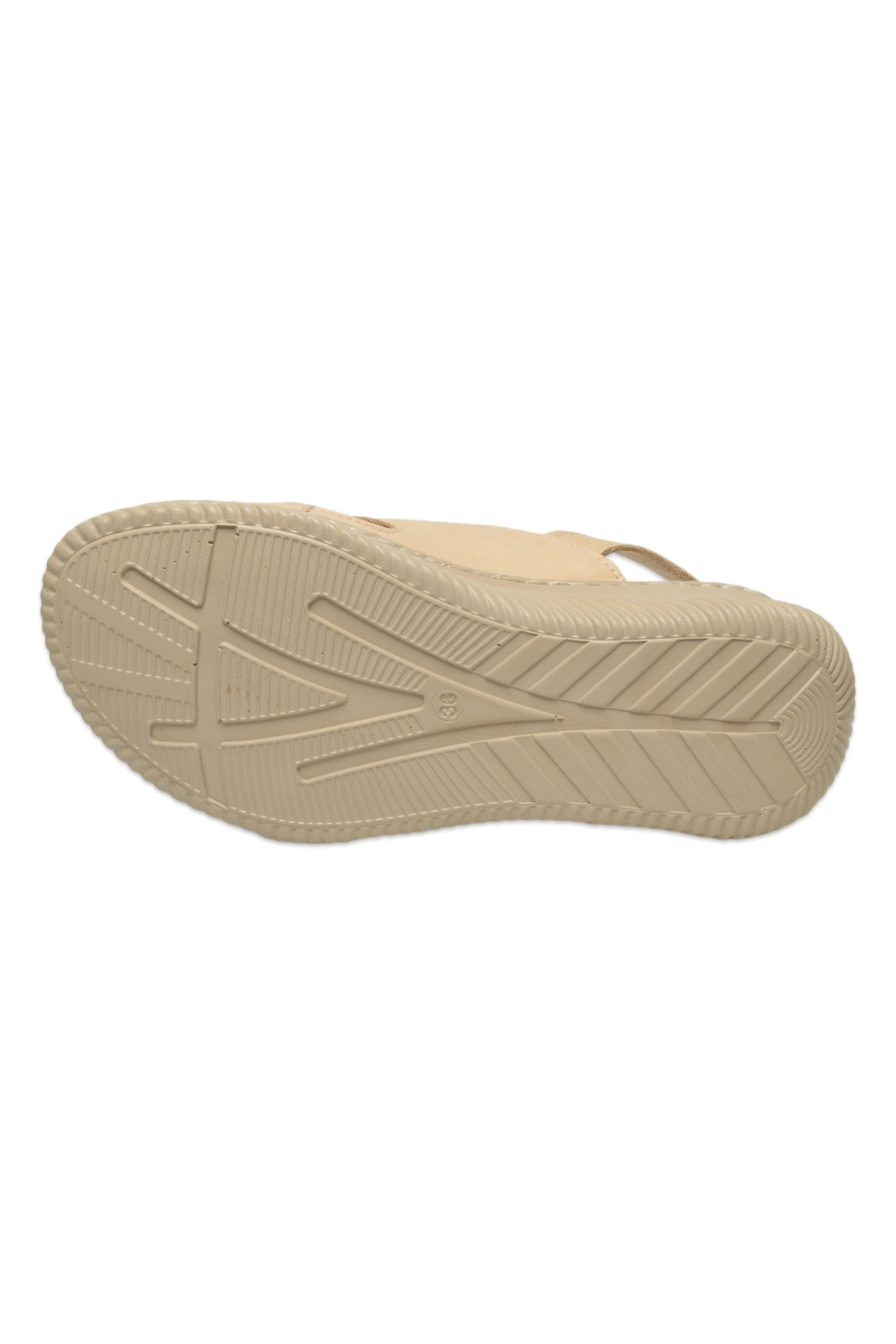 D25Ys-2855 Günlük Bej Kadın Sandalet - Görsel 6