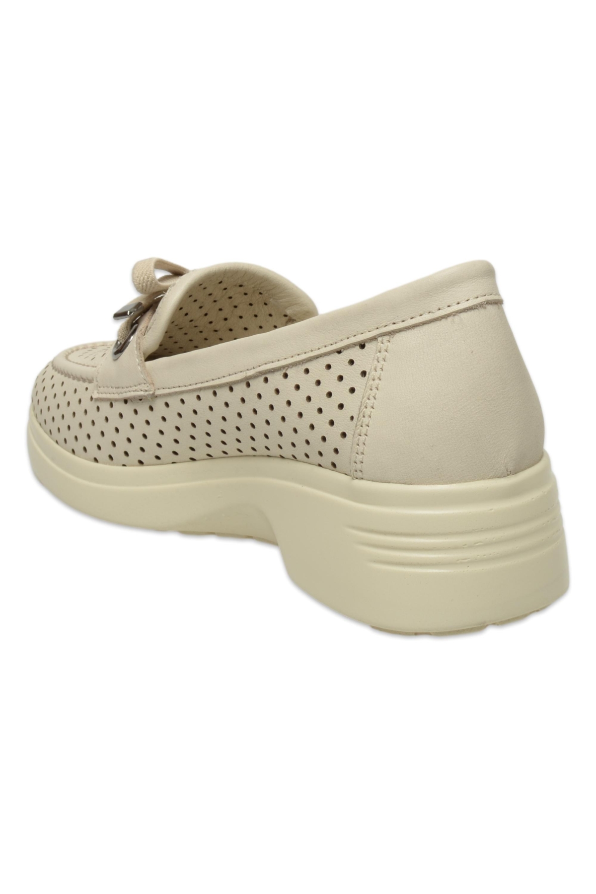 D25Ya-7265 Günlük Krem Kadın Ayakkabı - Görsel 5