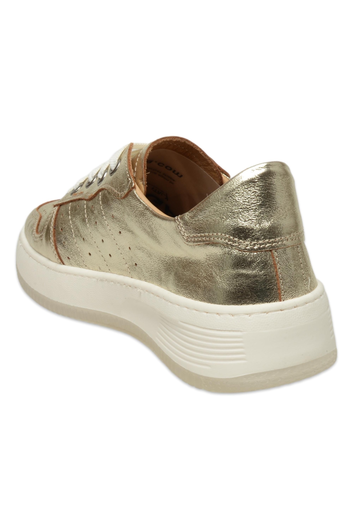 D25Ya-435 Günlük Sneaker Altın Kadın Spor Ayakkabı - Görsel 5