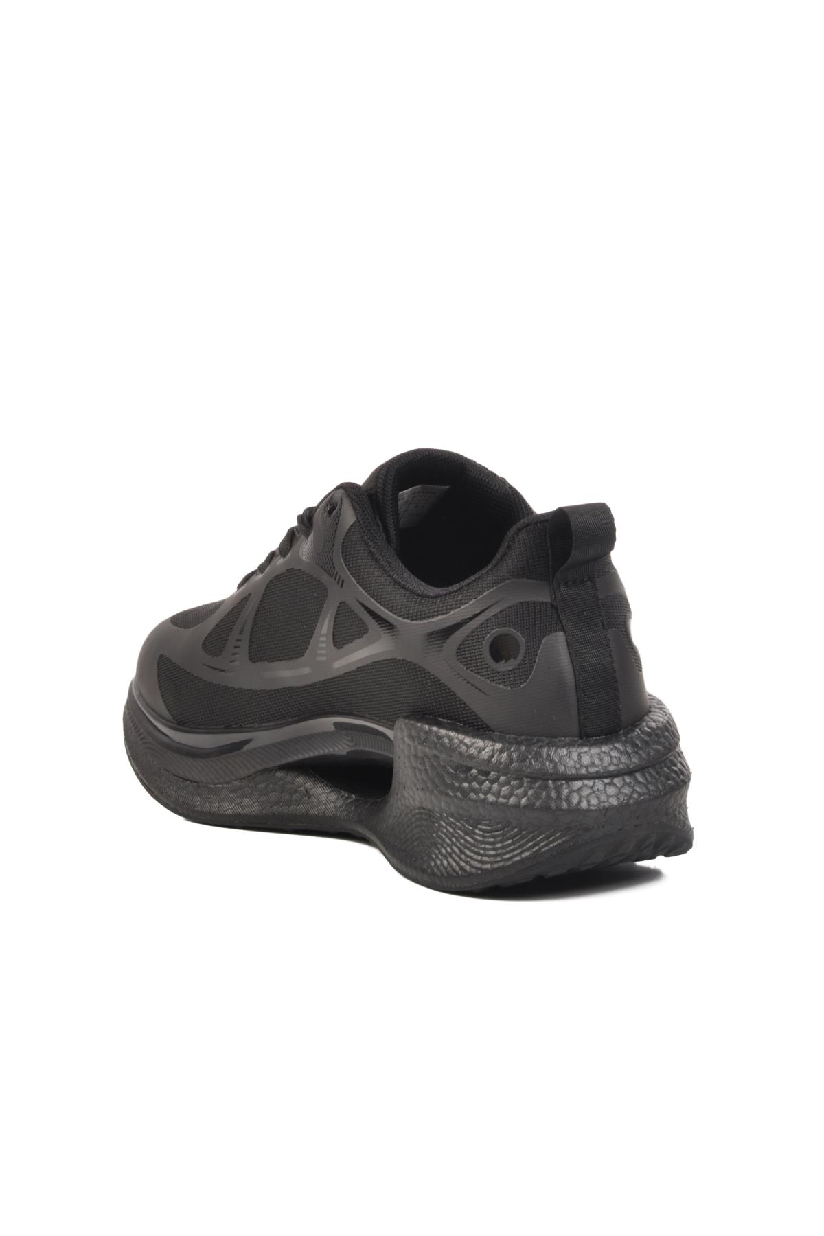 Siyah Hava Alabilen Hafif Esnek Spor Ayakkabı PCI-11352 G - Görsel 5