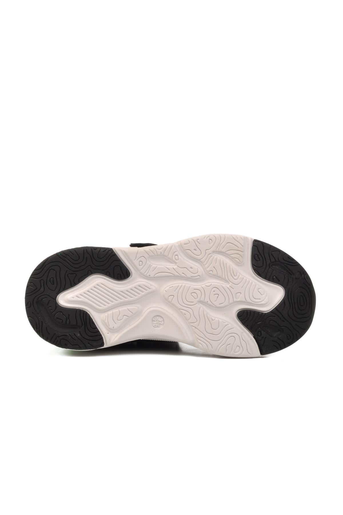 Siyah Cırtlı Unisex Çocuk Spor Ayakkabı Toti F - Görsel 6
