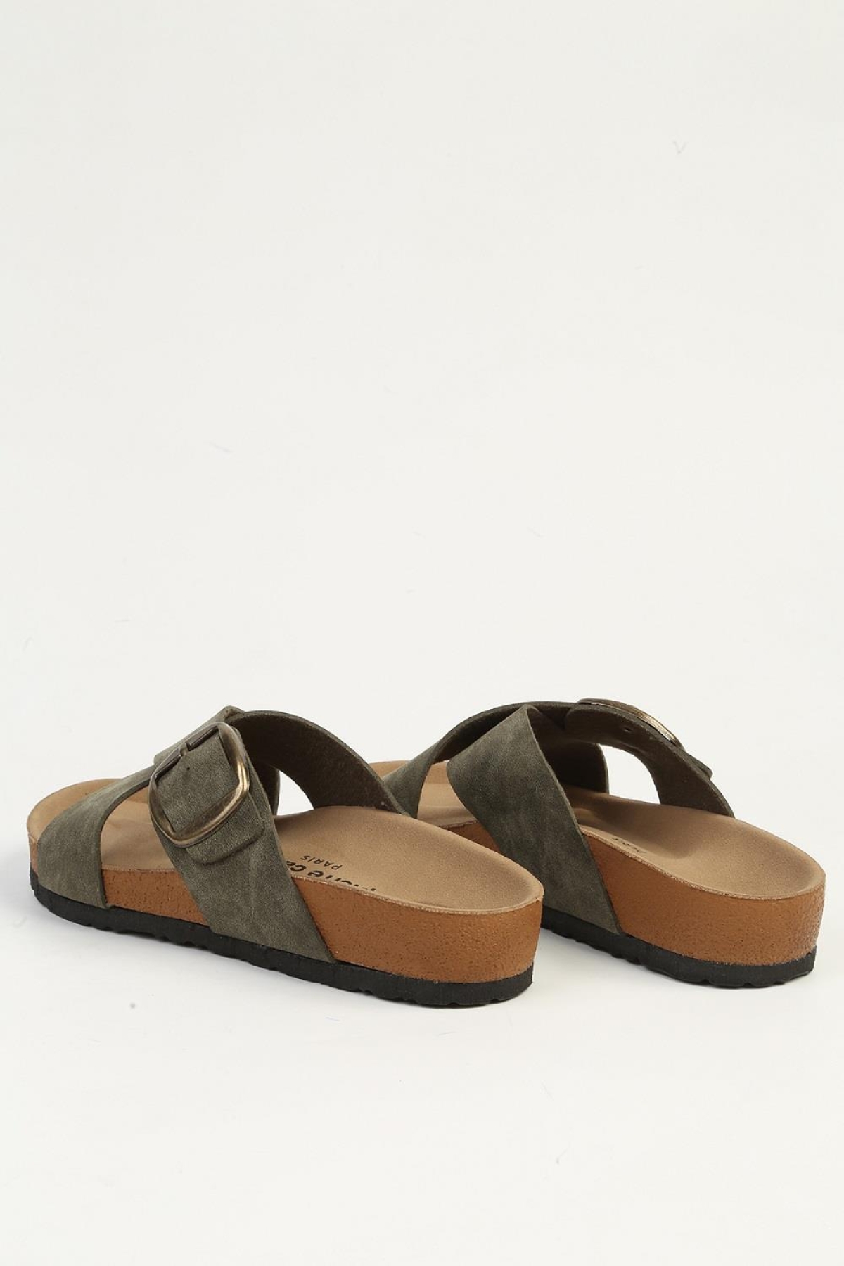 Haki Kadın Terlik PC-7549 - Görsel 4