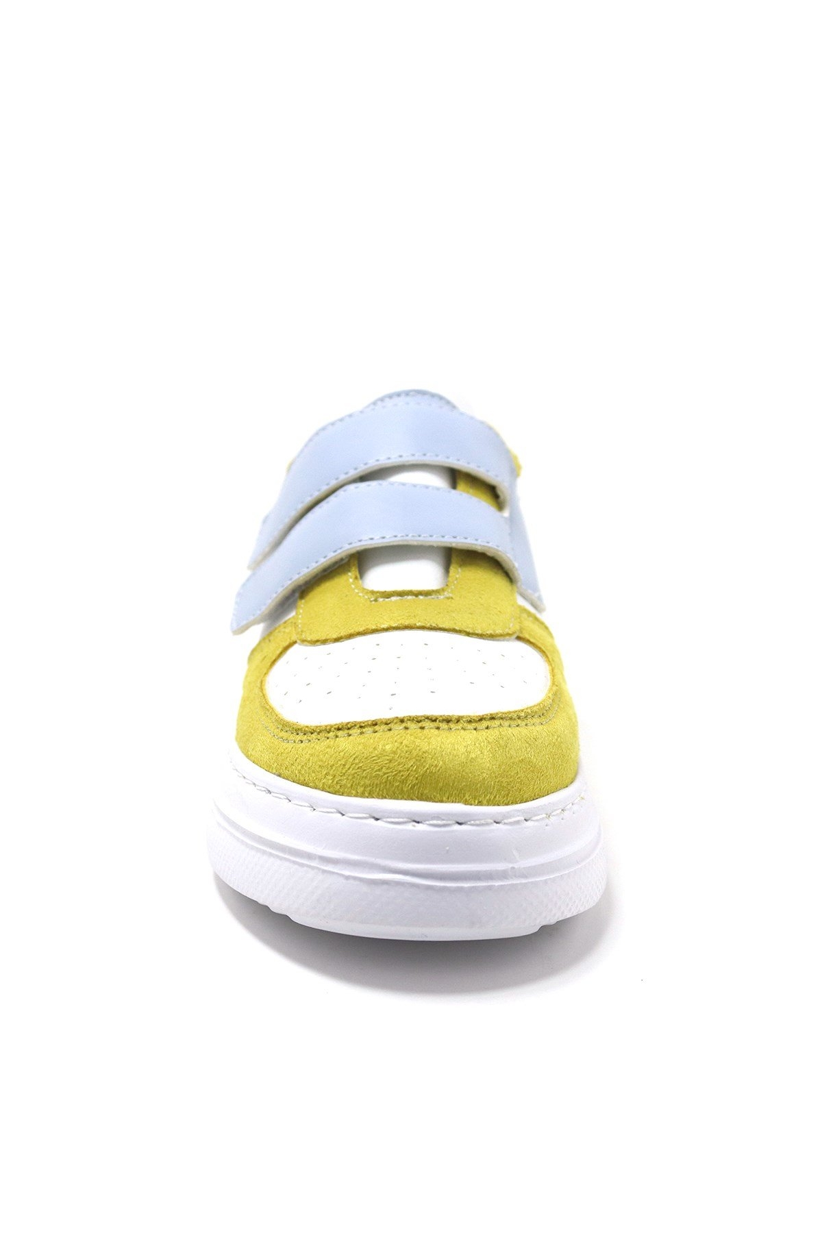 Artico Hellsa Beyaz Sarı Cırtlı Çocuk Spor Ayakkabı - Görsel 6