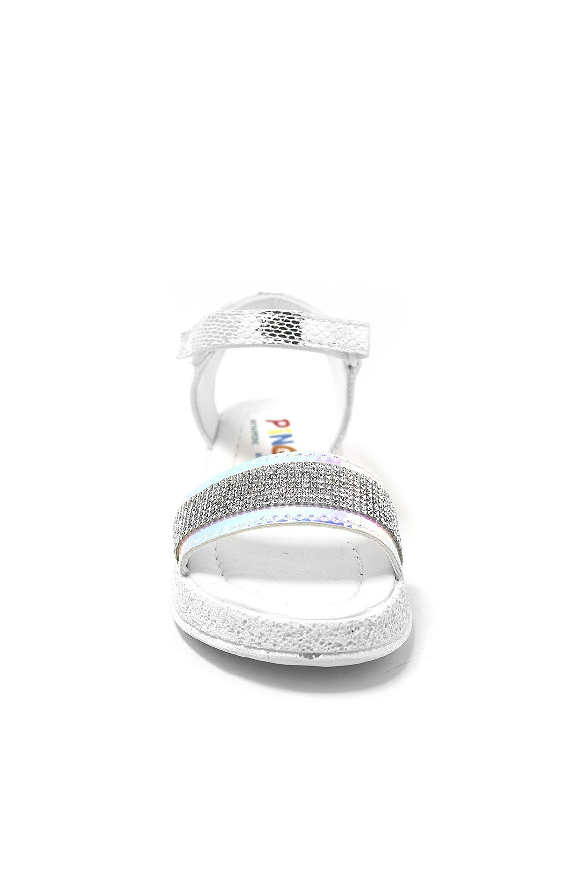 Artico Pingu Gloria Gümüş Taşlı Kız Çocuk Sandalet - Görsel 6