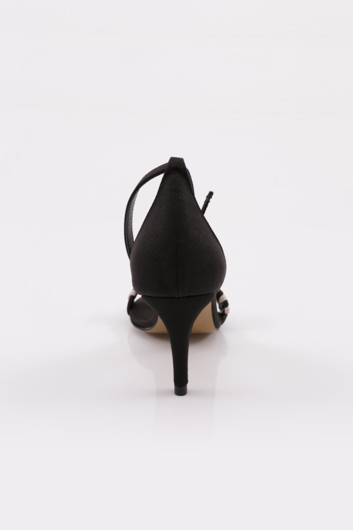 5315 Kadin Bilekten Bağlama Renkli Şerit Topuklu Ayakkabi - Görsel 5