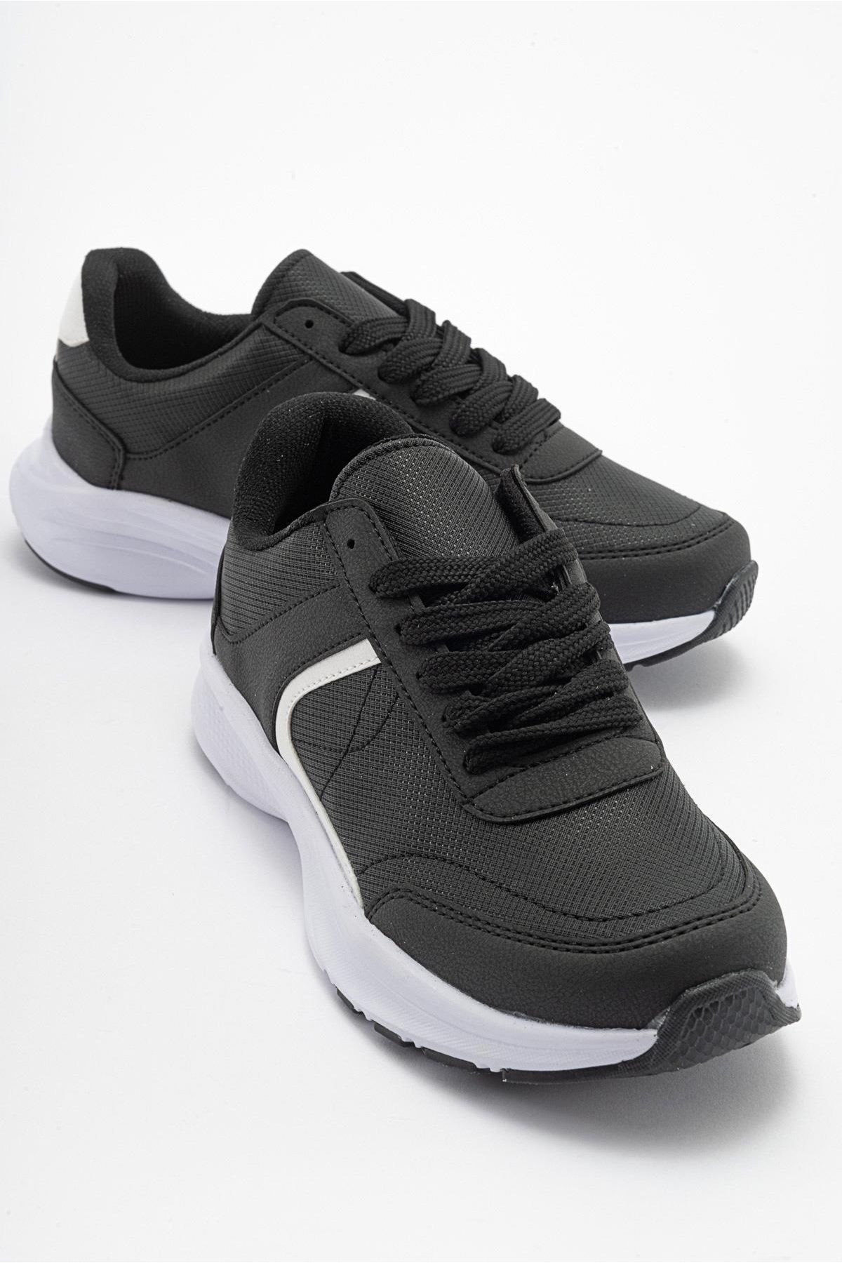 Kaydırmaz Kadın Spor Ayakkabı SİYAH - Görsel 2
