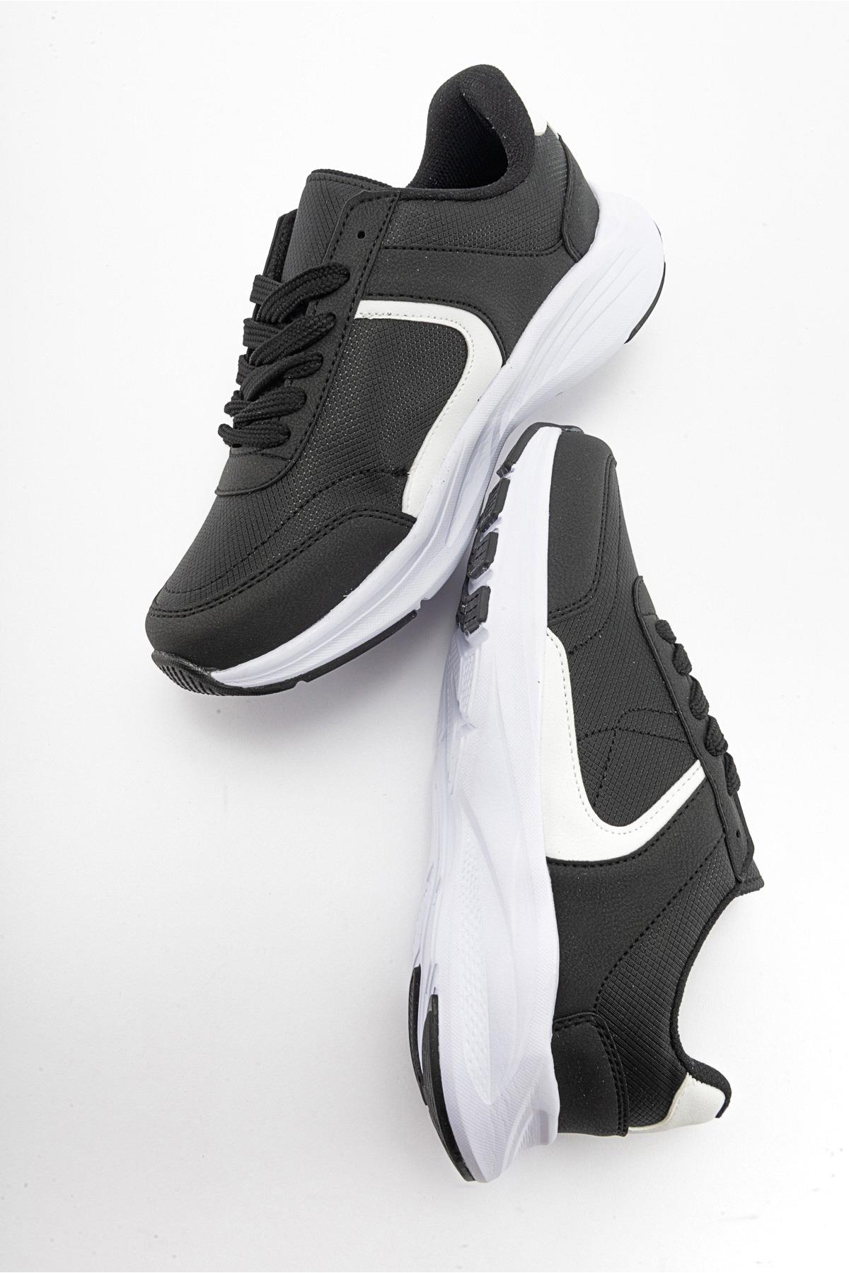 Kaydırmaz Kadın Spor Ayakkabı SİYAH - Görsel 7