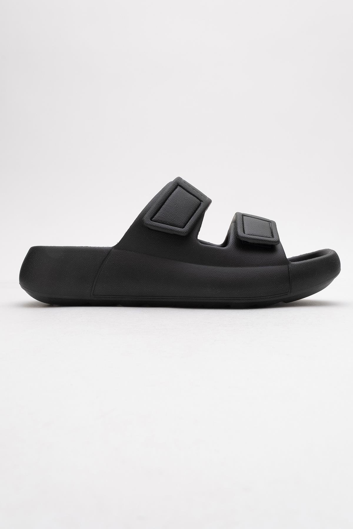 Erkek Tokalı Terlik SİYAH - Görsel 3