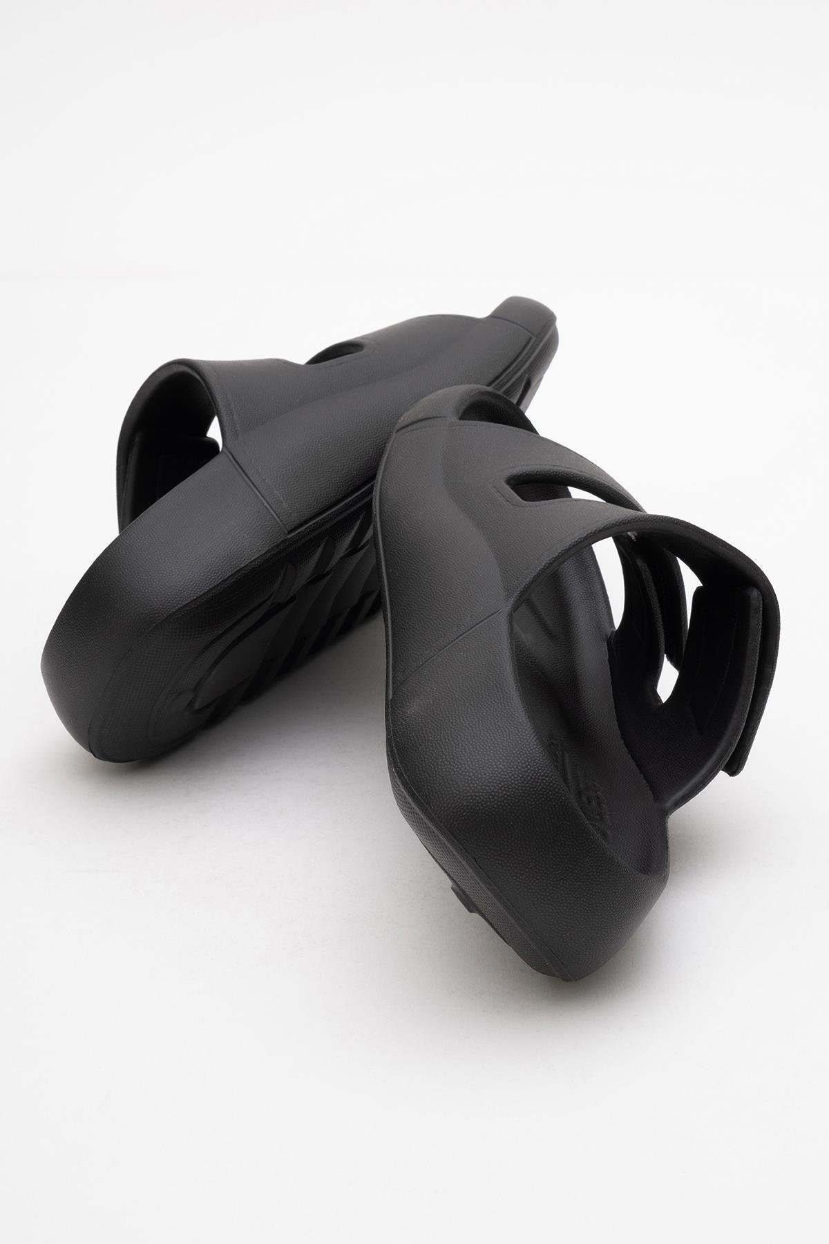 Erkek Tokalı Terlik SİYAH - Görsel 5