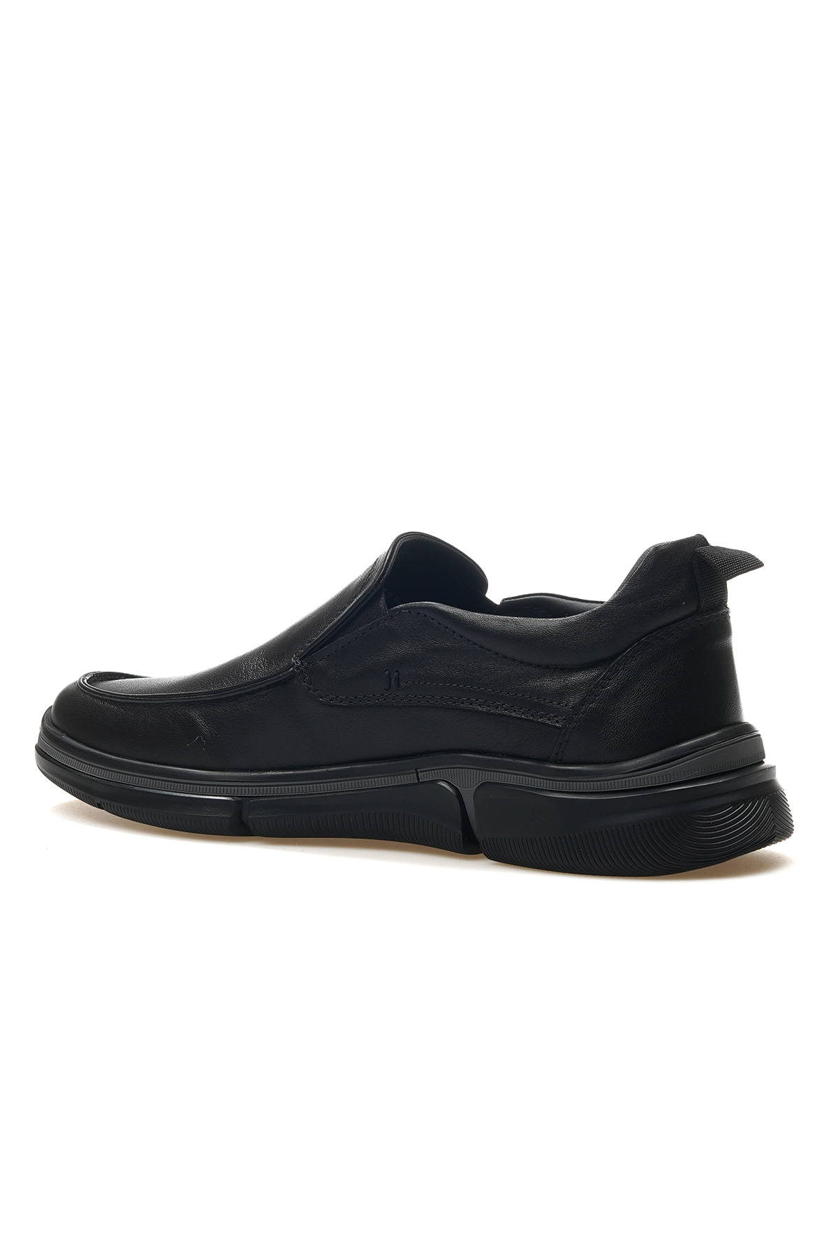 Erkek Hakiki Deri Günlük Ayakkabı 25y Ykö.19325 M Siyah - Görsel 4