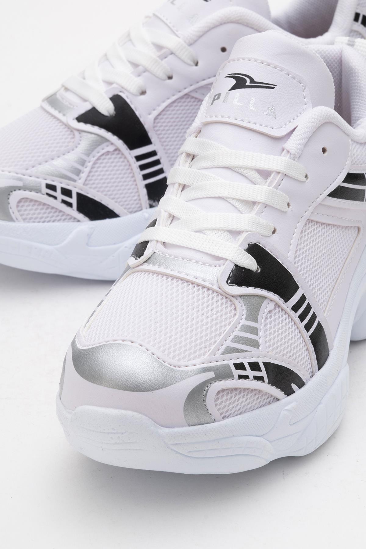 Anorak Kadın Spor Ayakkabı BEYAZ SİYAH - Görsel 6