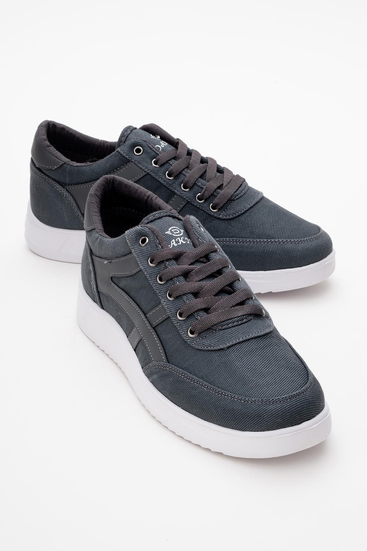 Erkek Bağcıklı Spor Ayakkabı FÜME - Görsel 2