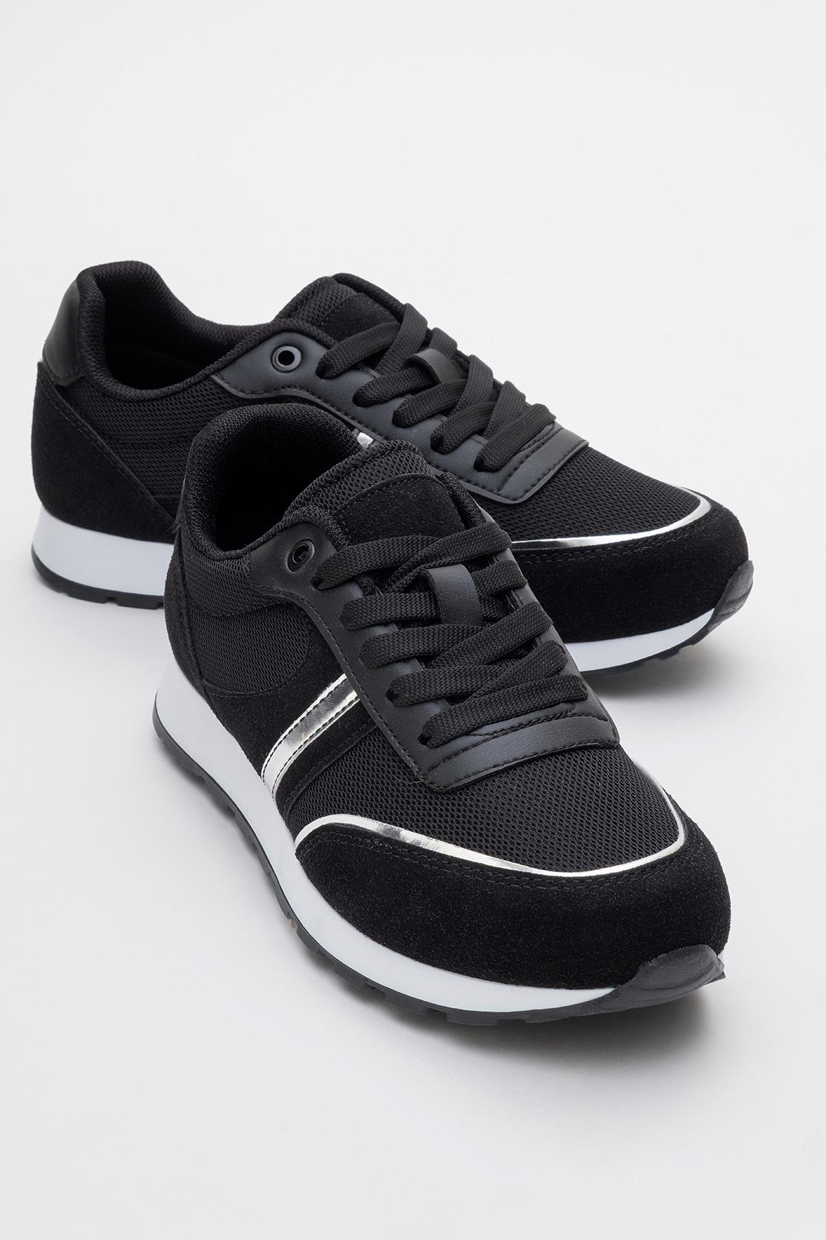 Anorak Bağcıklı Kadın Spor Ayakkabı SİYAH - Görsel 2