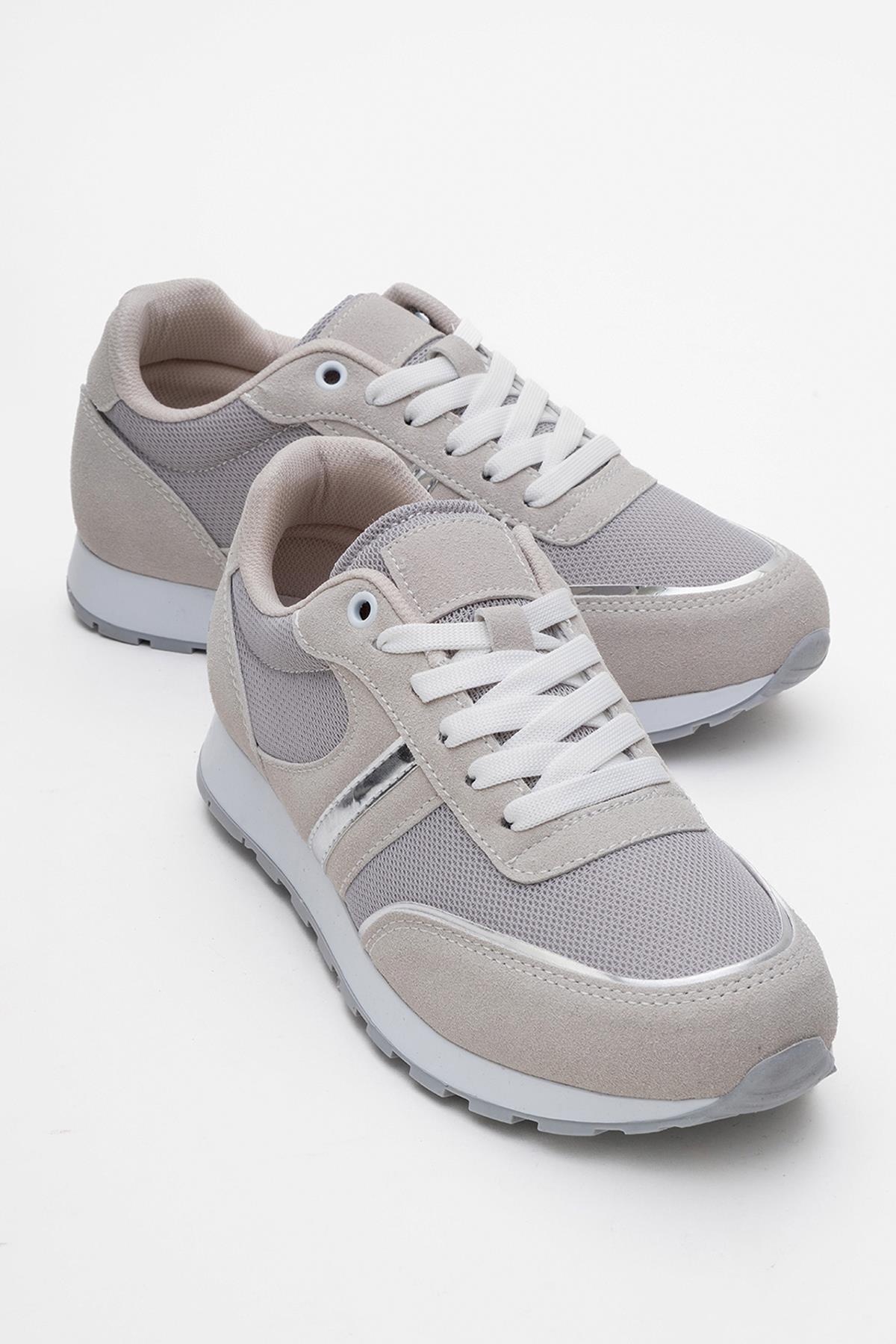Anorak Bağcıklı Kadın Spor Ayakkabı BUZ - Görsel 2
